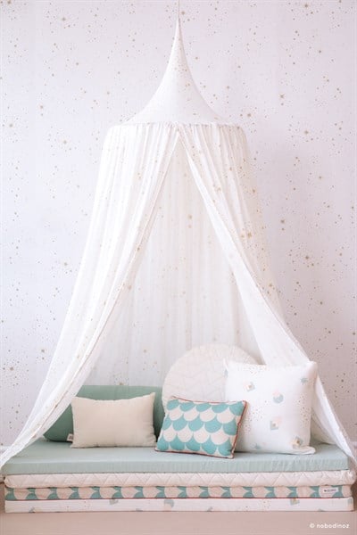 Yer Minderi White Bubble/Aqua