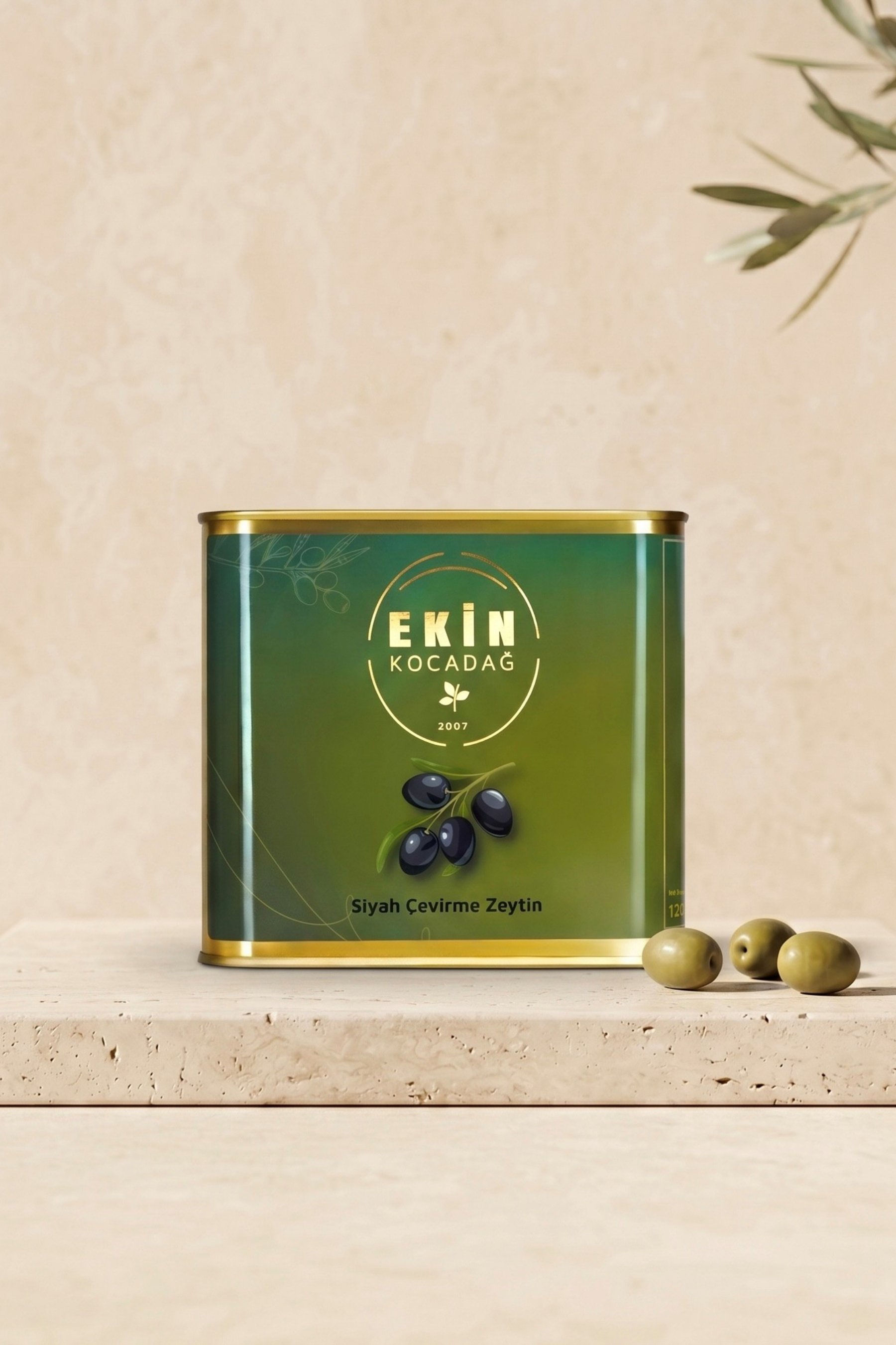 Edremit Siyah Çevirme Zeytin 1.2 Kg