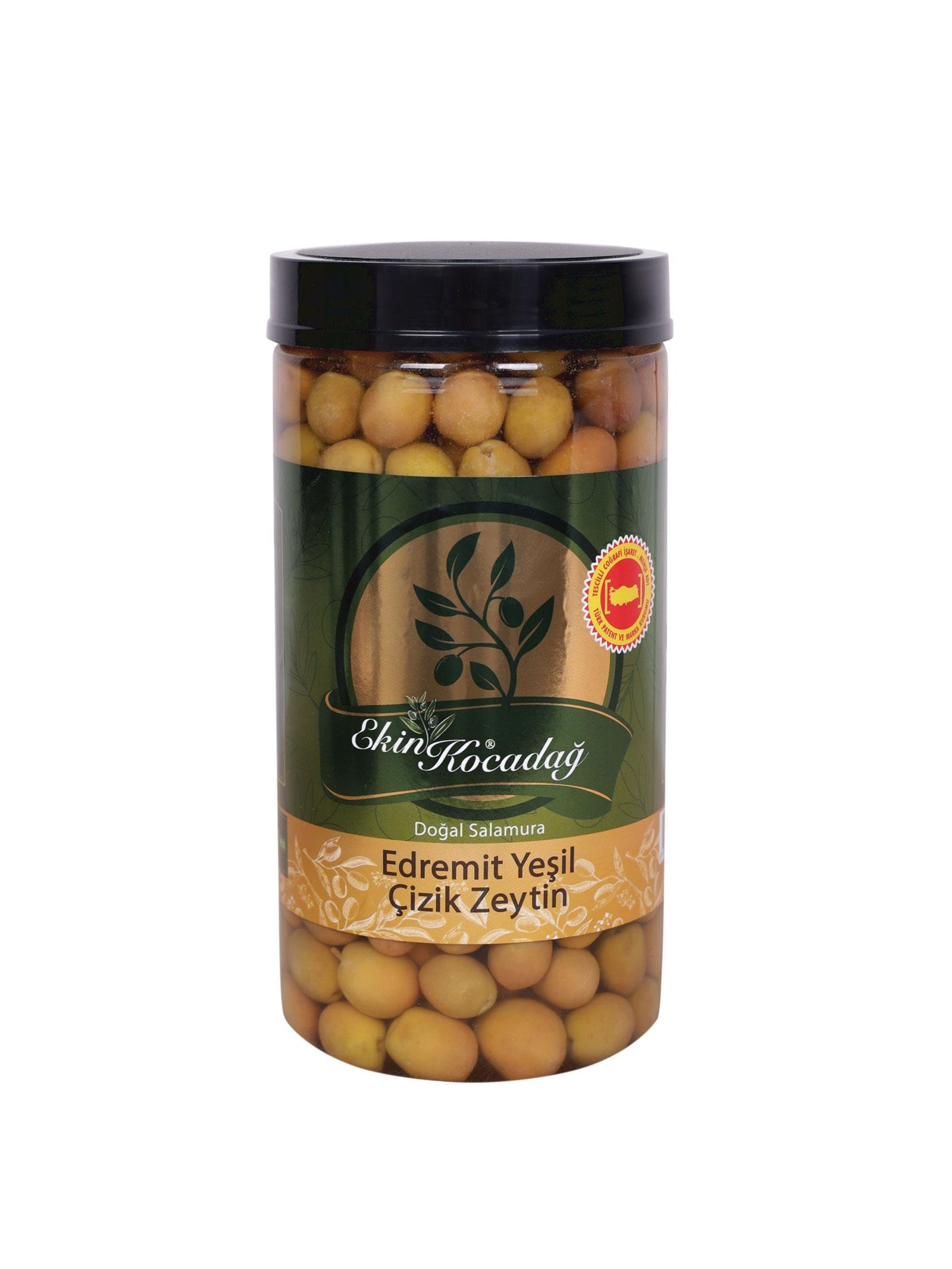 Edremit Yeşil Çizik Zeytin 1 Kg
