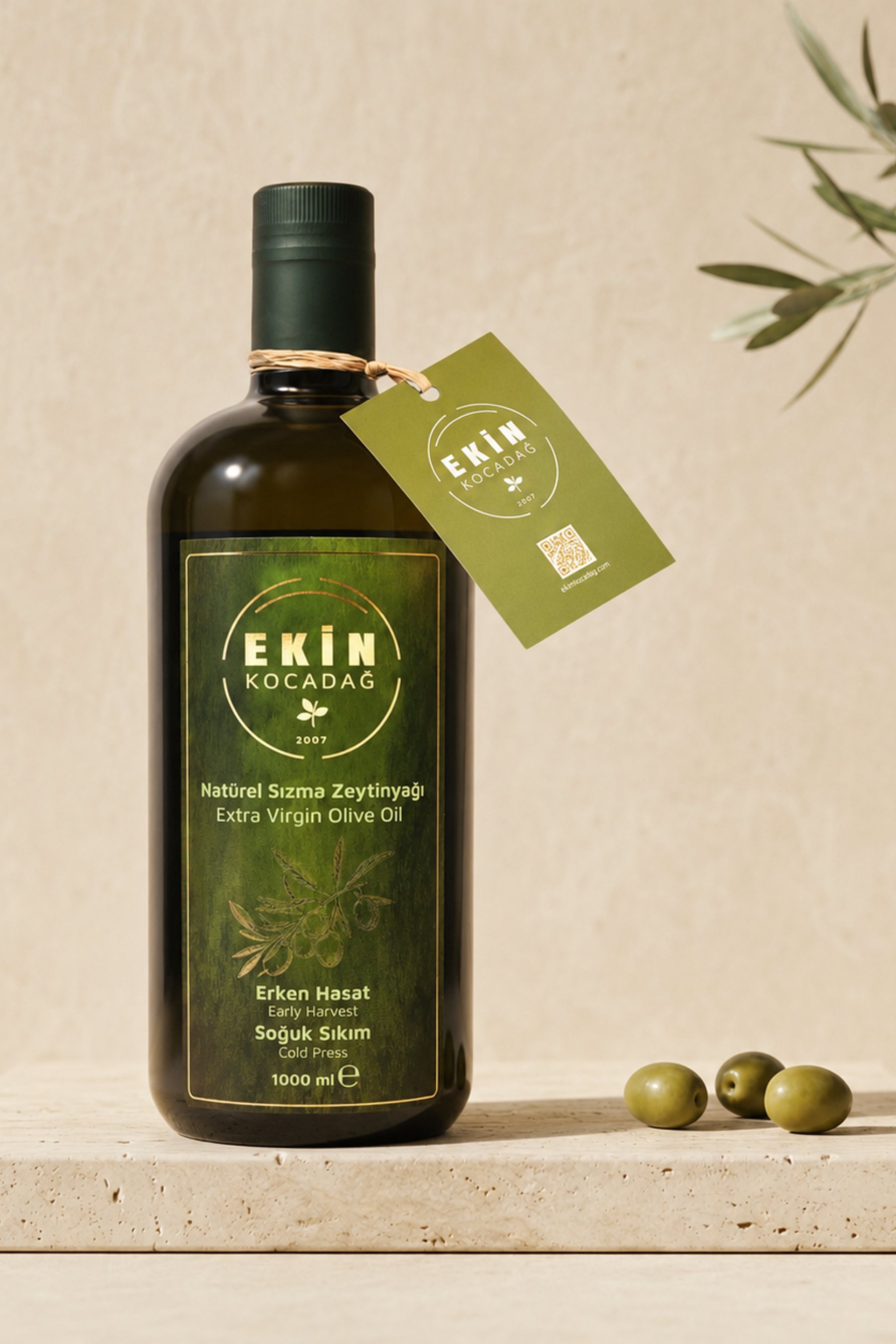 Filtresiz Erken Hasat Soğuk Sıkım Naturel Sızma Zeytinyağı 1lt