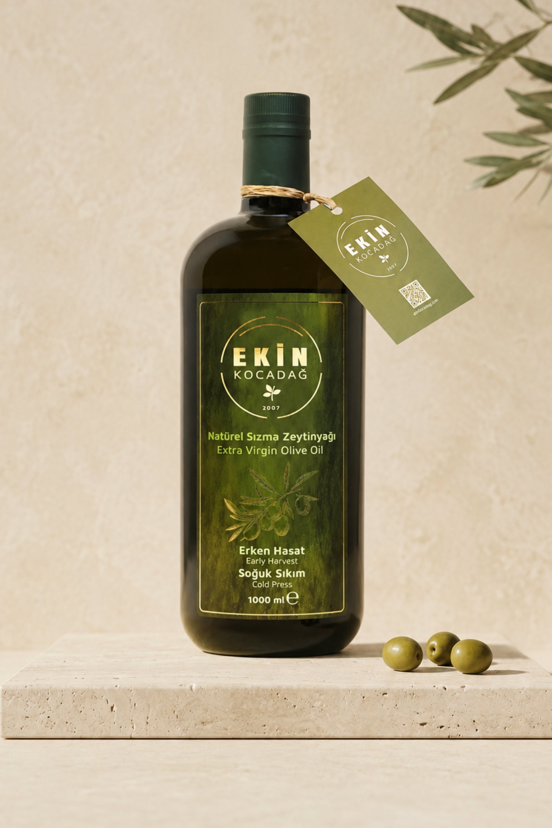 Filtresiz Erken Hasat Soğuk Sıkım Naturel Sızma Zeytinyağı 1lt