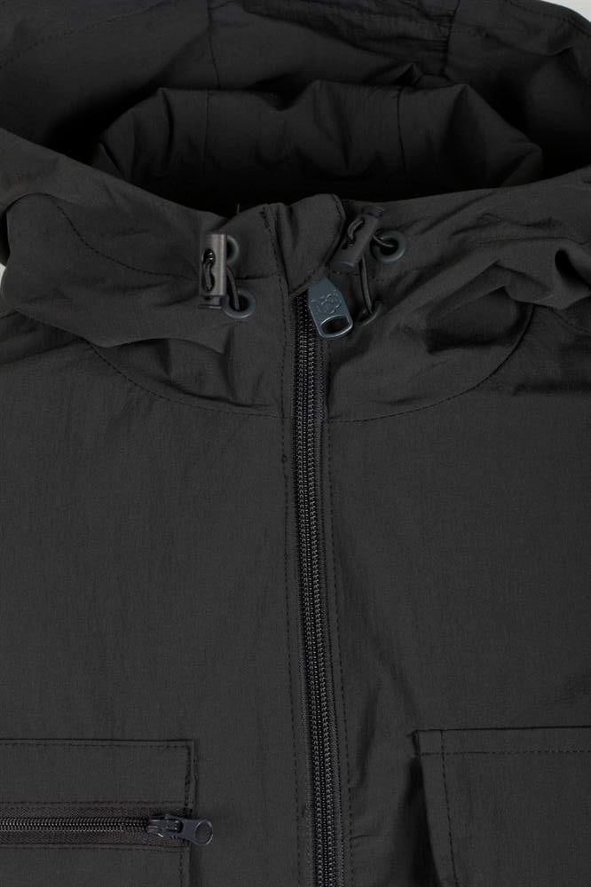 ERKEK Antrasit Waterproof Kapüşonlu Astarsız Slim Fit Baharlık ve Mevsimlik Mont 4511