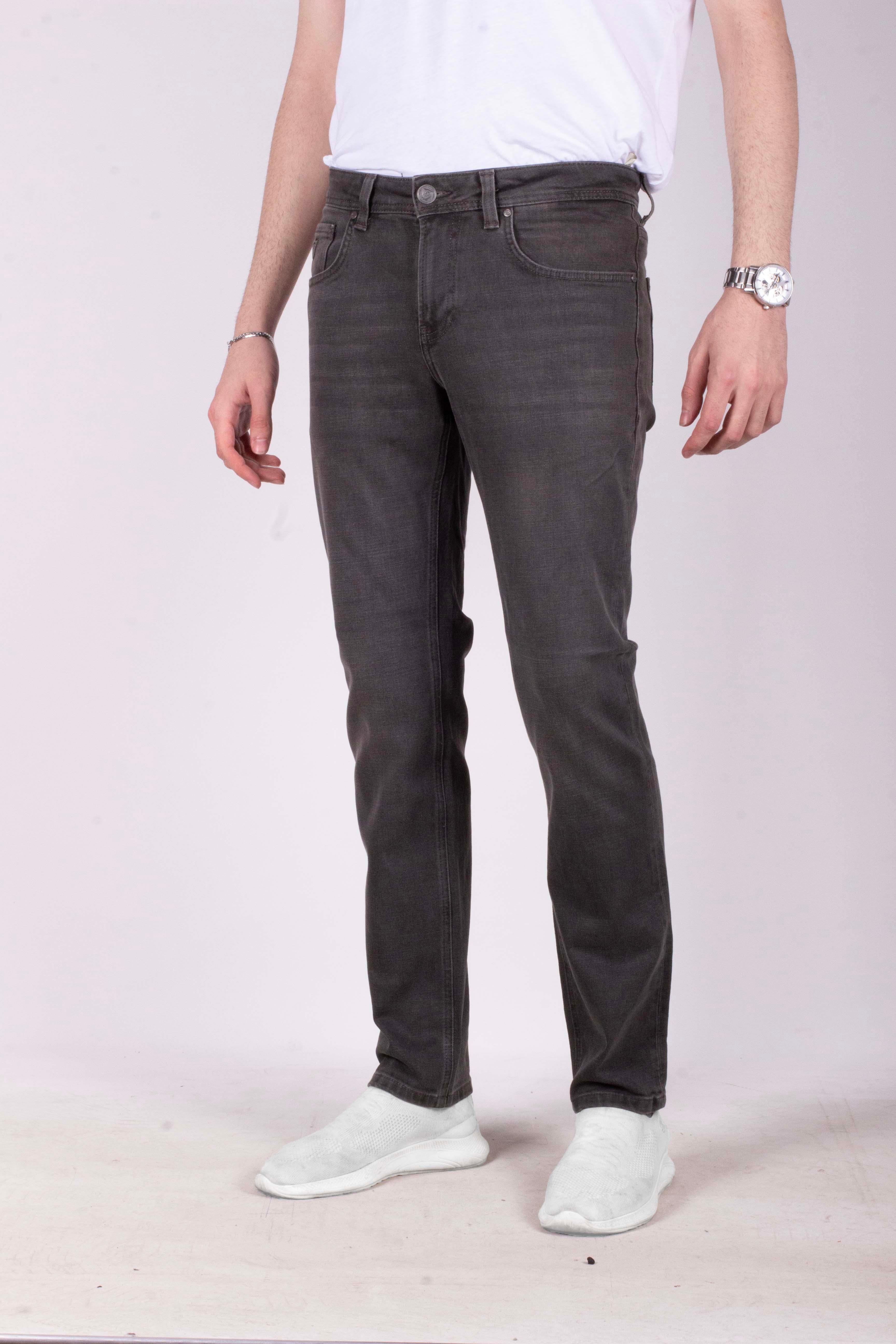 Erkek Kot Pantolon Slim Fit Haki Düz Paça 5 Cepli Jean NCS JEANS 2236 6120