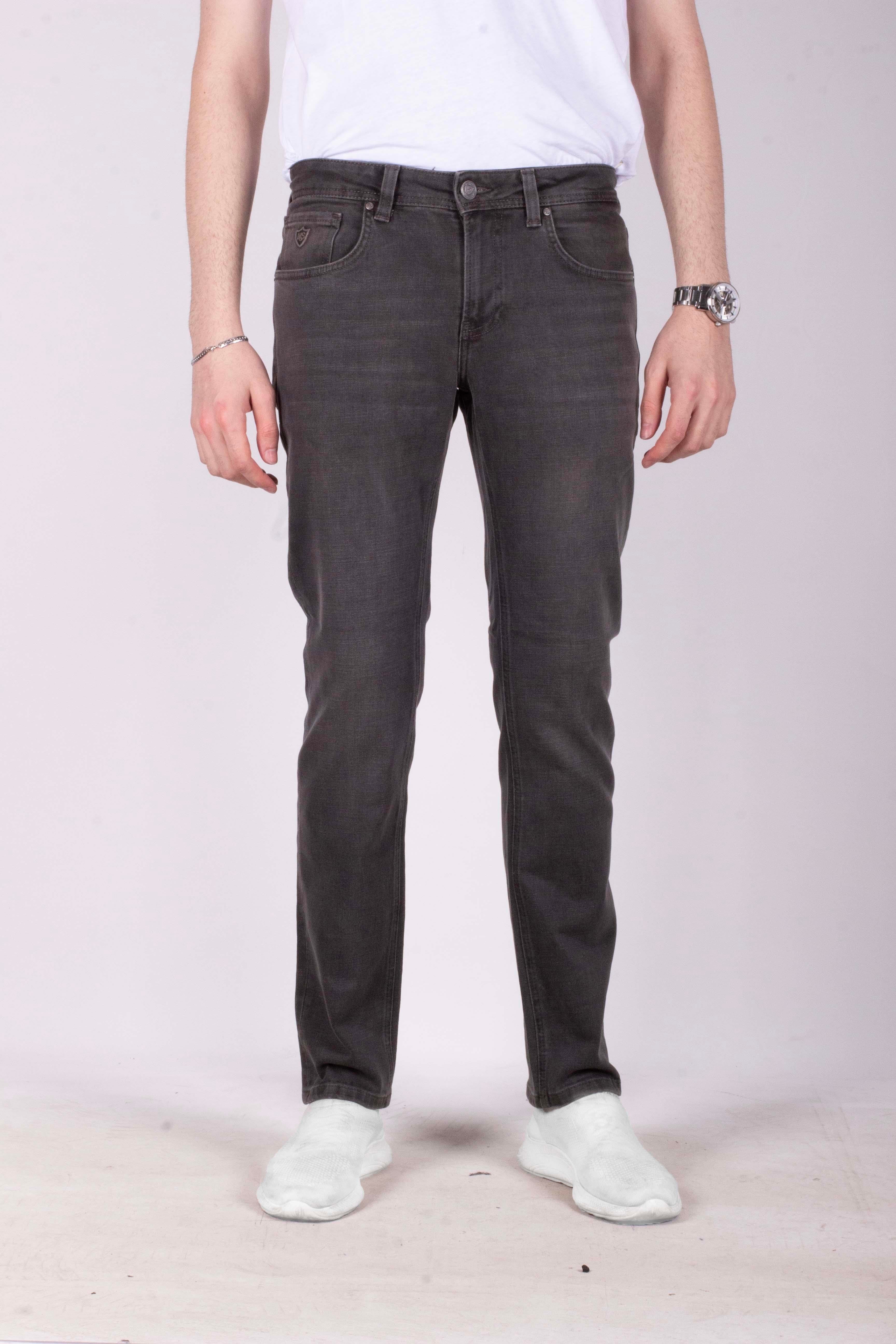 Erkek Kot Pantolon Slim Fit Haki Düz Paça 5 Cepli Jean NCS JEANS 2236 6120