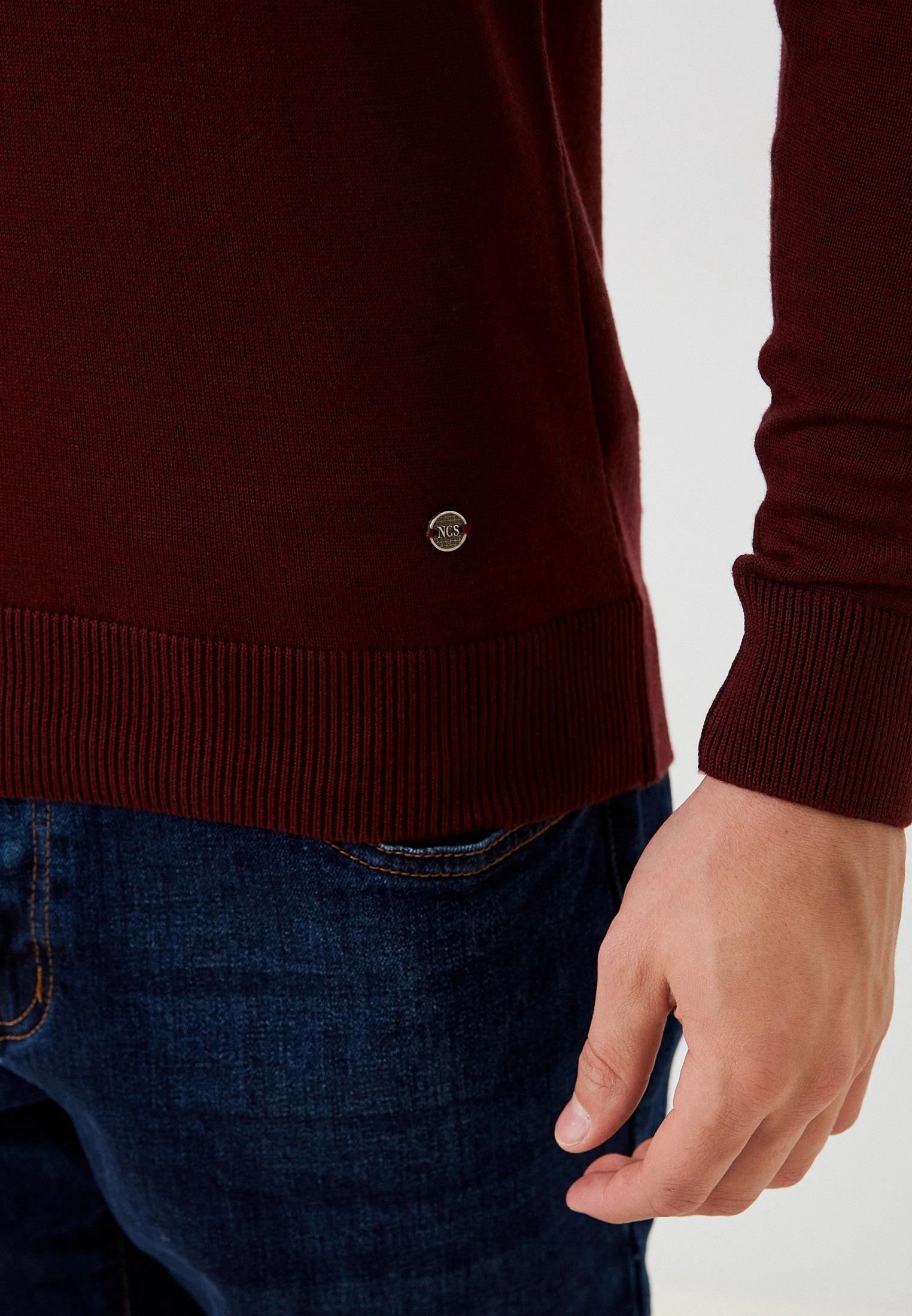 Erkek Yarım Balıkçı Boğazlı Triko Bordo Slim Fit Pamuklu Sık Örme Kazak NCS JEANS 3005