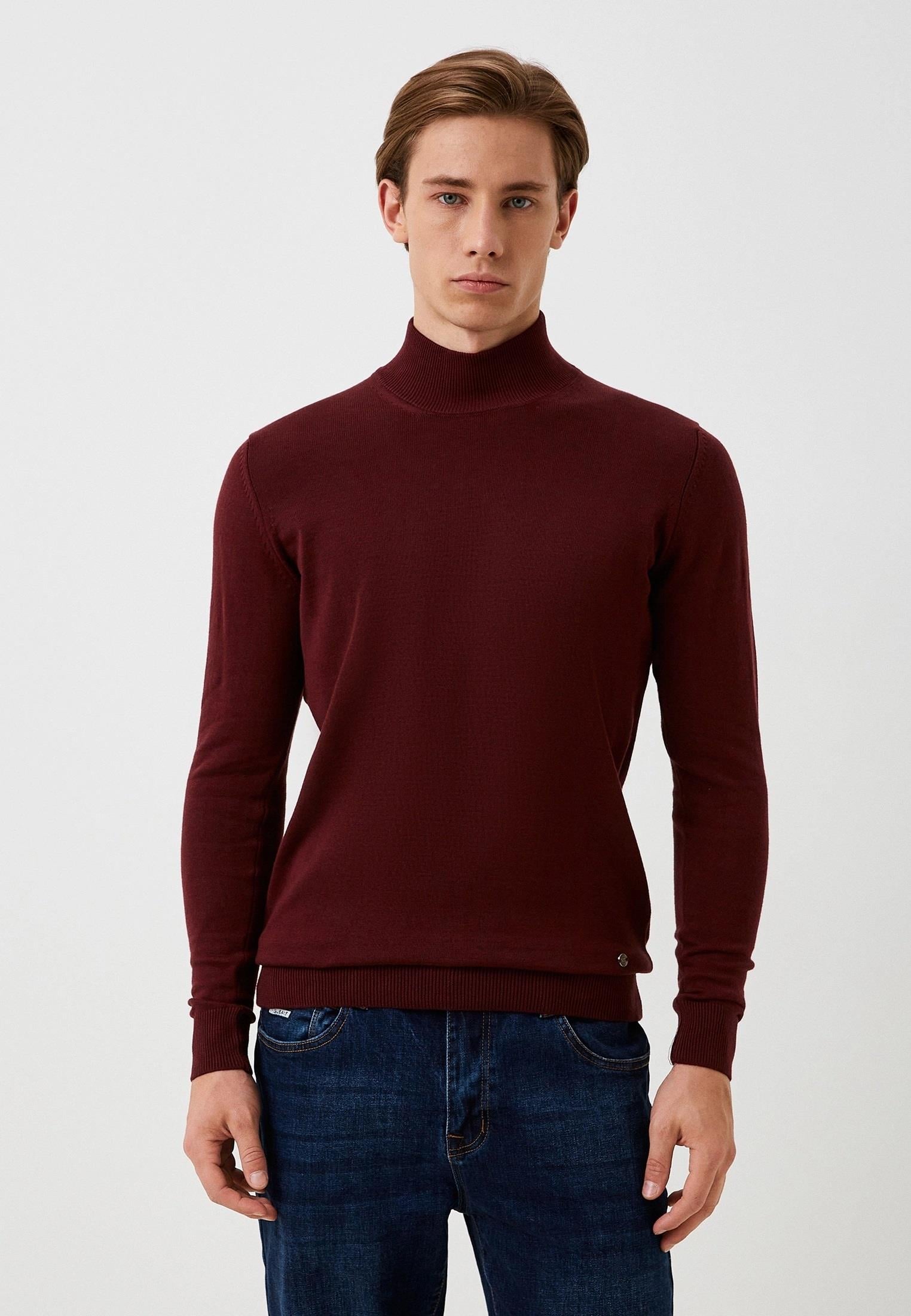 Erkek Yarım Balıkçı Boğazlı Triko Bordo Slim Fit Pamuklu Sık Örme Kazak NCS JEANS 3005