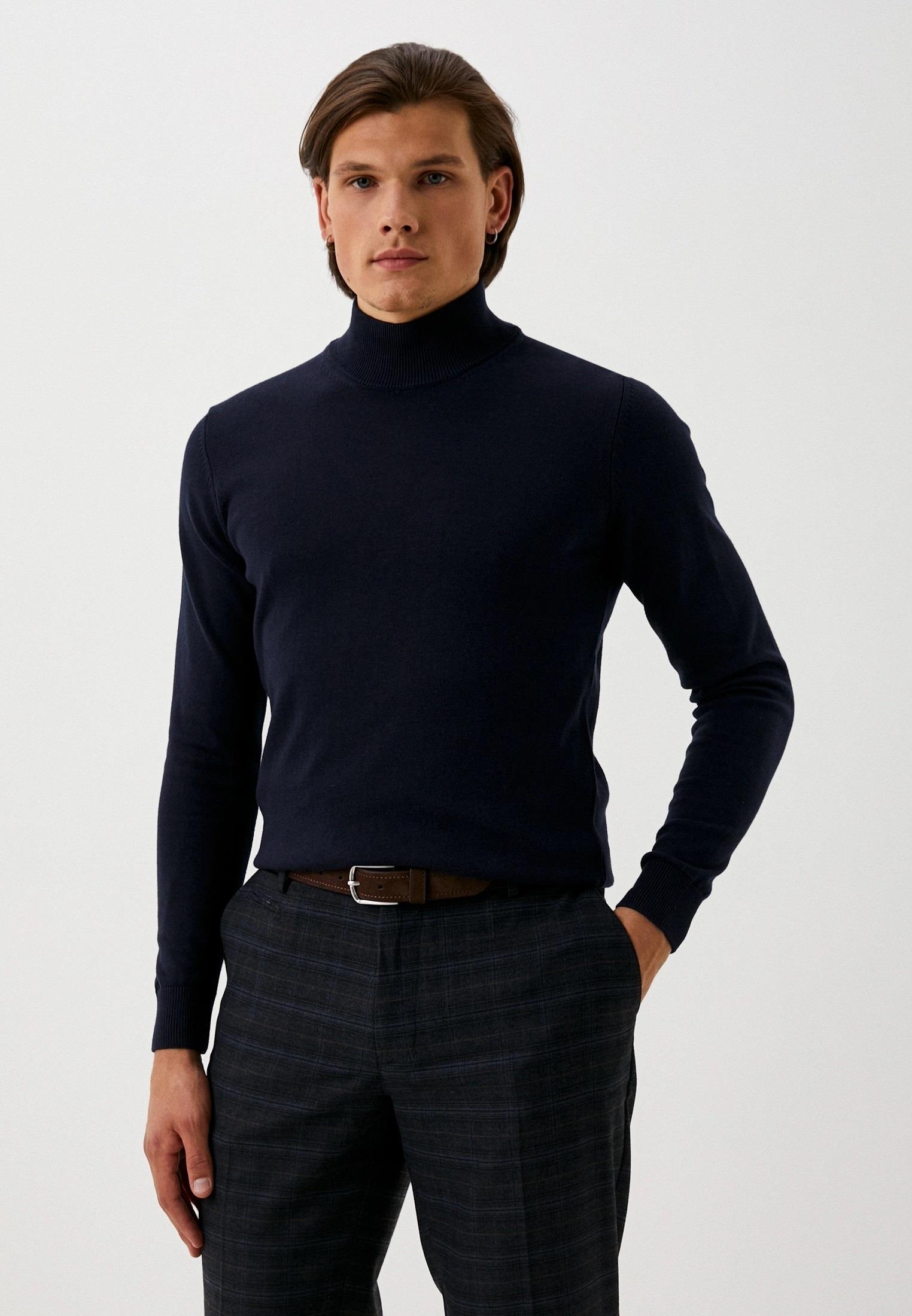 Erkek Yarım Balıkçı Lacivert Boğazlı Triko Slim Fit Pamuklu Sık Örme Kazak NCS JEANS 3005