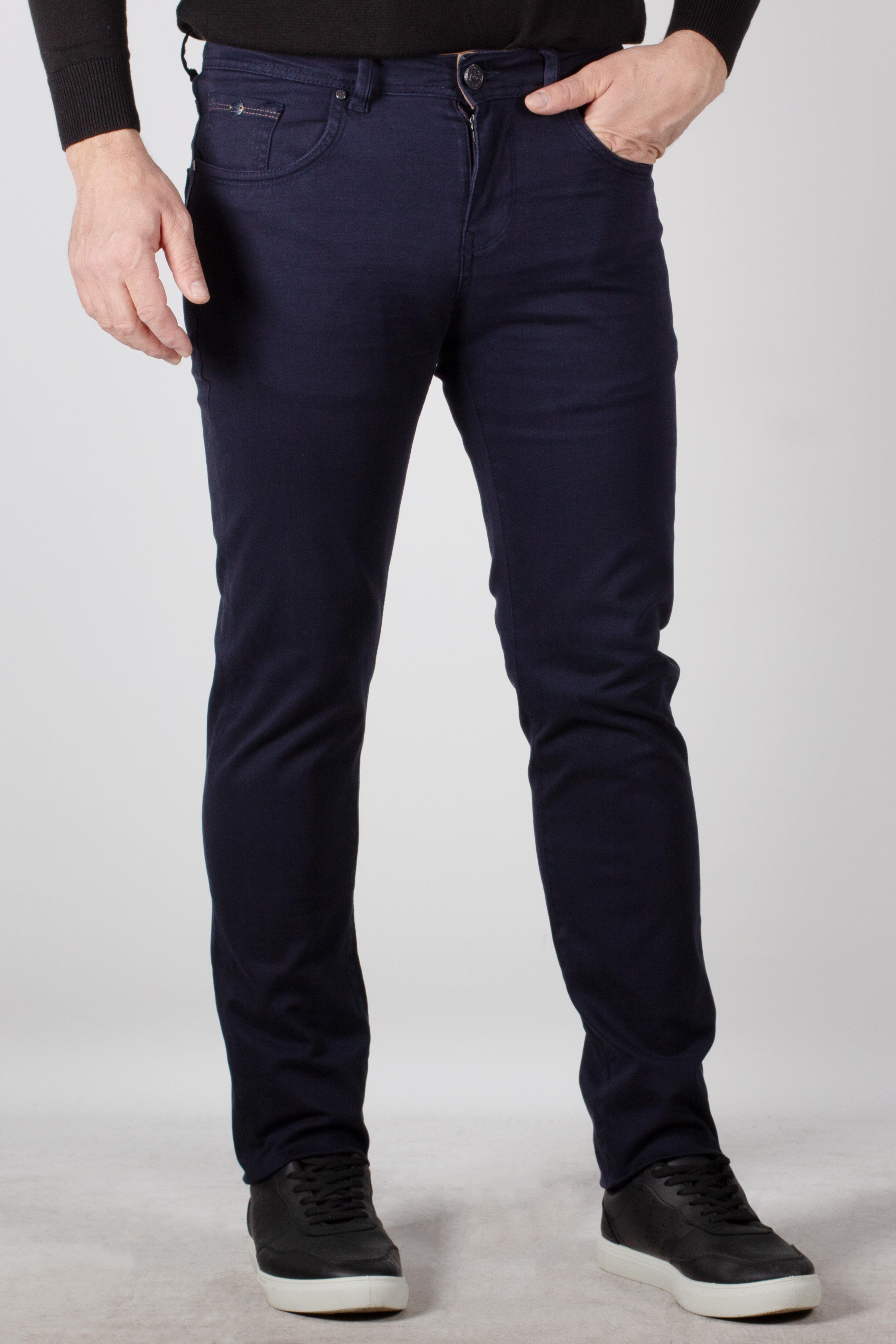 NCS JEANS Erkek Chino Pantolon Slim Fit Dar Kesim Lacivert 2160