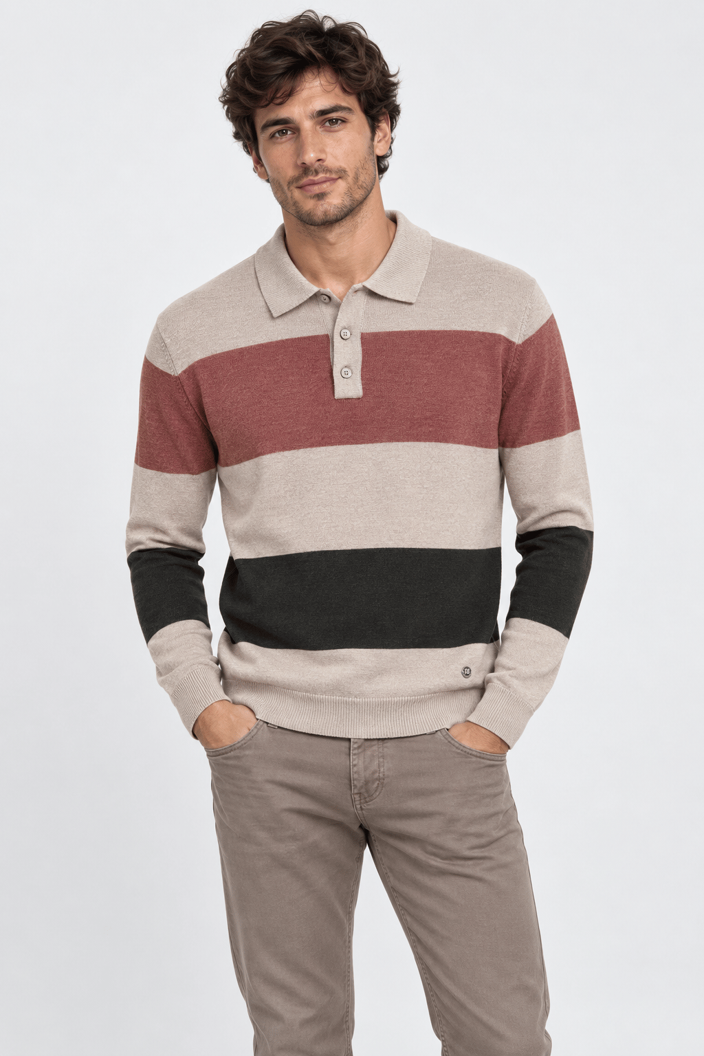NCS JEANSErkek Polo Yaka Triko Kiremit3750