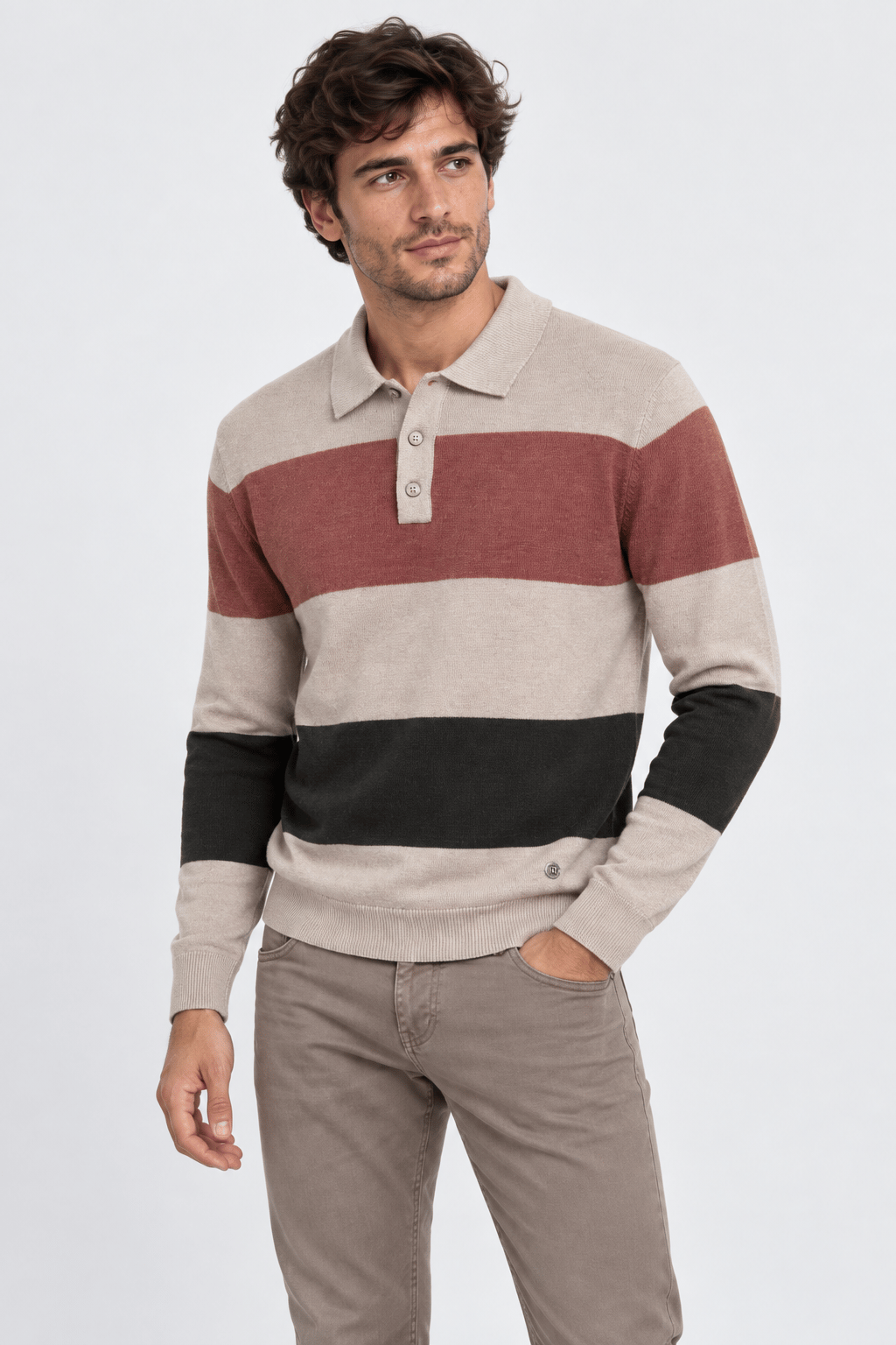 NCS JEANSErkek Polo Yaka Triko Kiremit3750