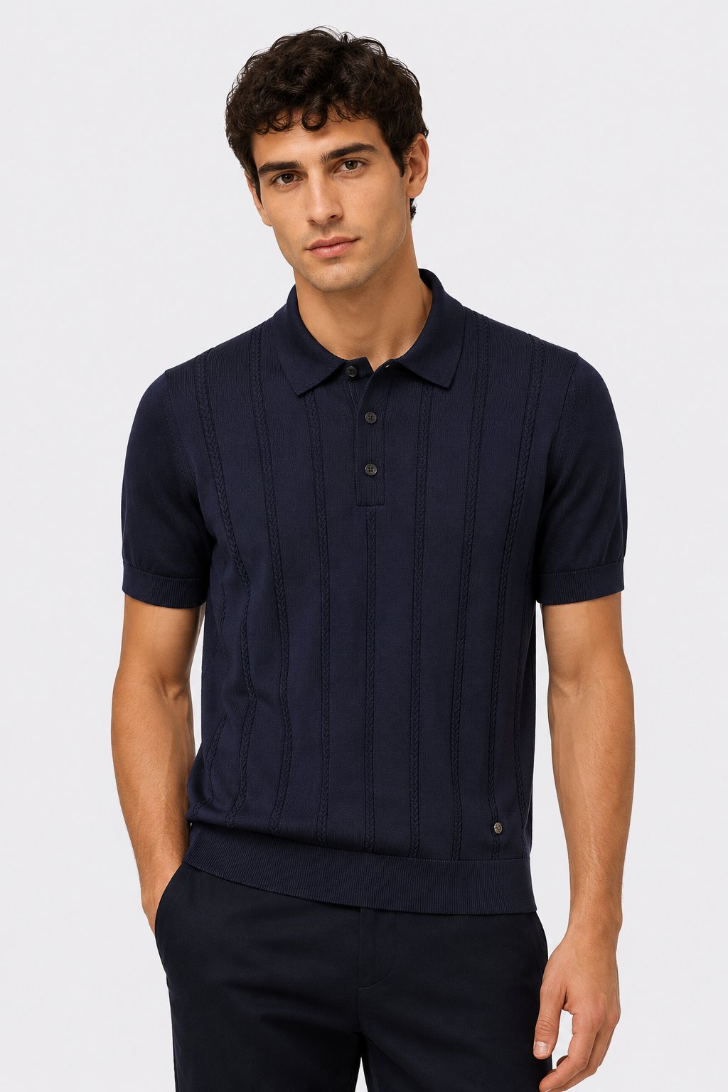 NCS JEANSErkek Polo Yaka Triko Lacivert1360