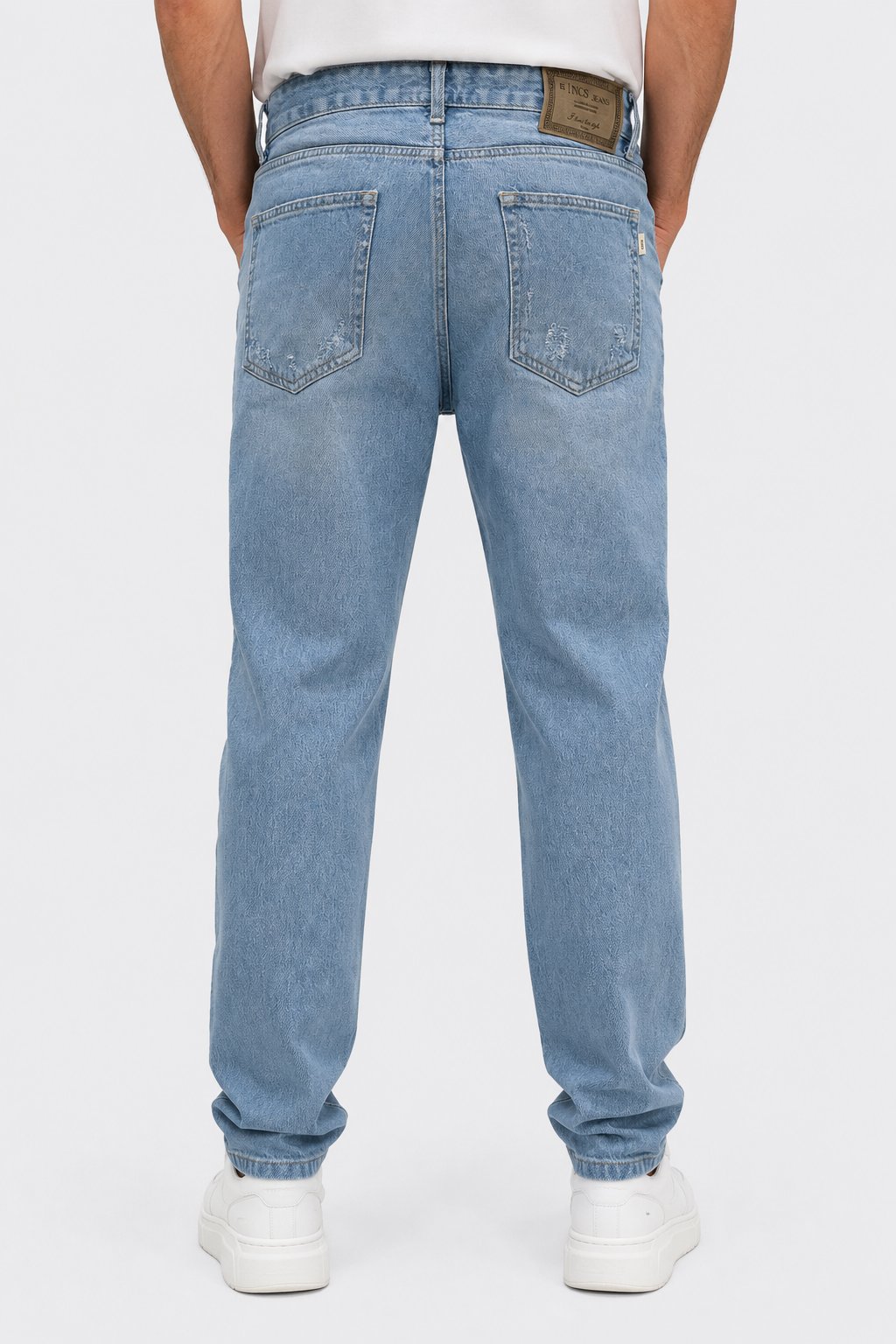 NCS JEANSErkek Regular Fit Düz Paça Jean Pantolon Light Blue502
