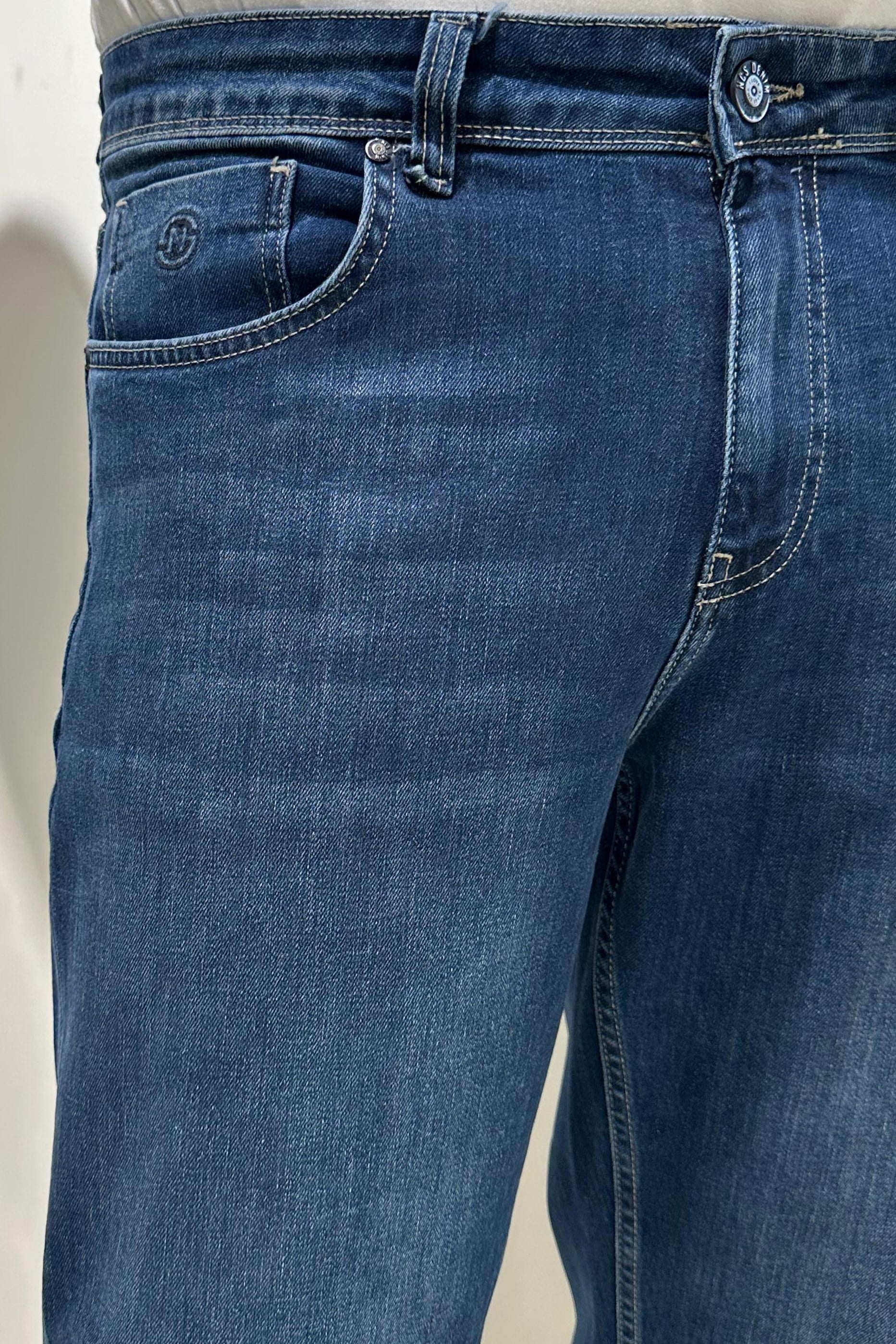 NCS JEANSErkek Regular Fit Düz Paça Jean Mavi601