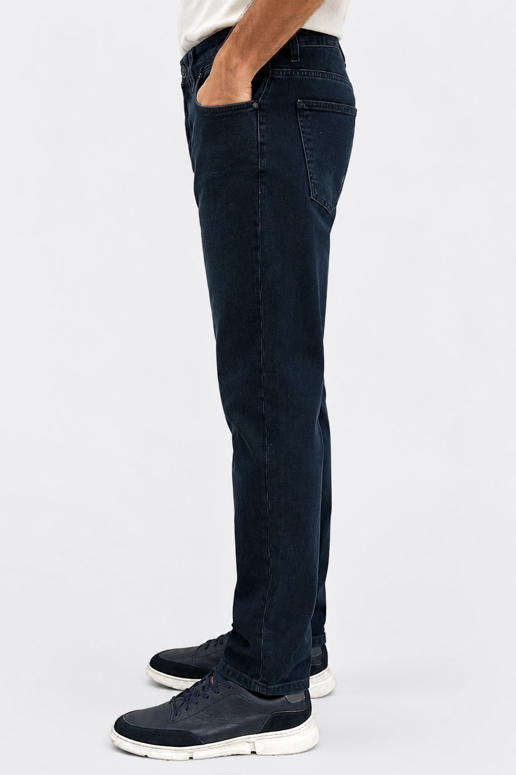 NCS JEANSErkek Regular Fit Düz Paça Jean Blue Black601