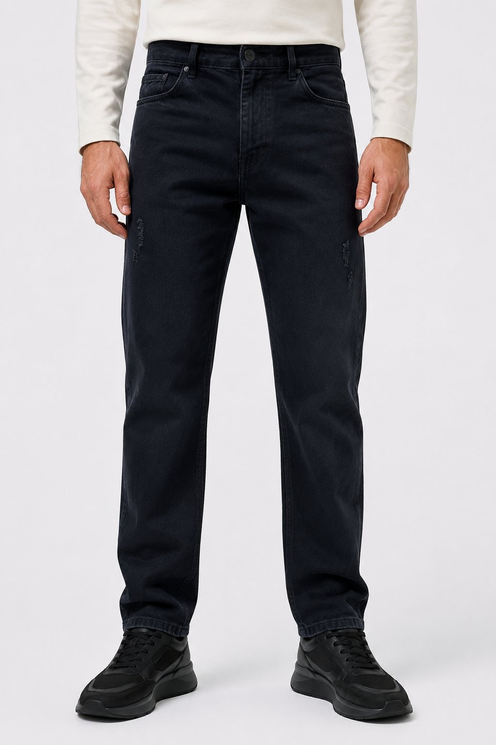 NCS JEANSErkek Regular Fit Düz Paça Jean Pantolon Siyah502