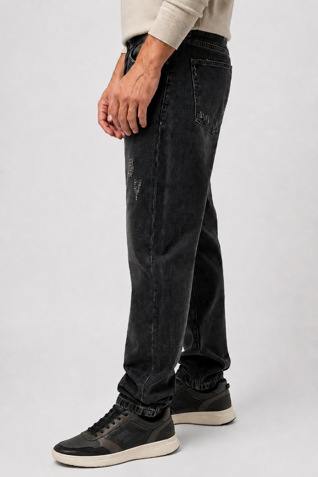 NCS JEANSErkek Regular Fit Düz Paça Jean Pantolon Gri502