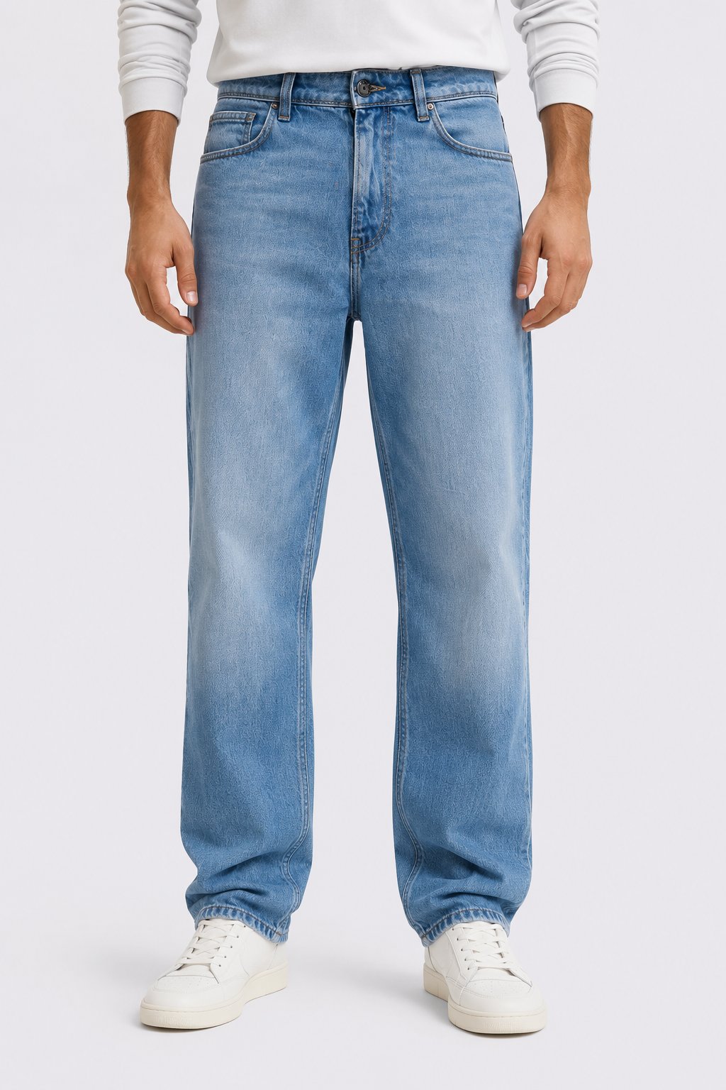 NCS JEANSErkek Regular Fit Düz Paça Jean Mavi609