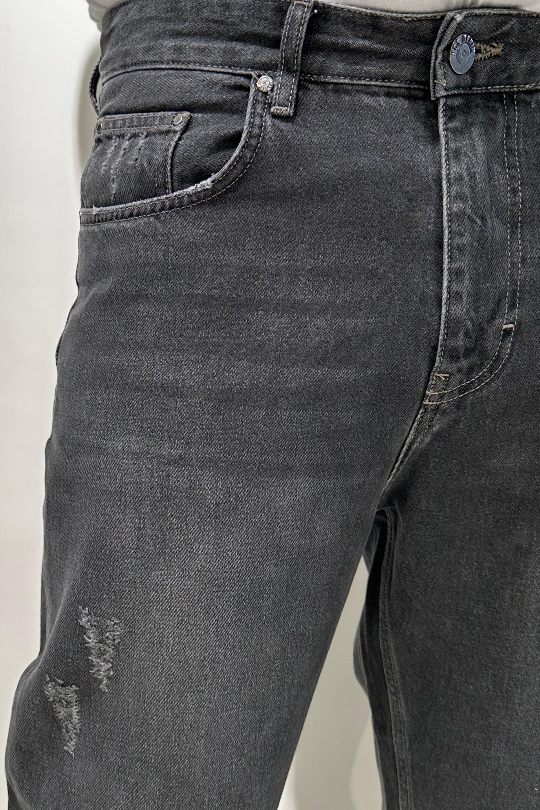 NCS JEANSErkek Regular Fit Düz Paça Jean Pantolon Gri502