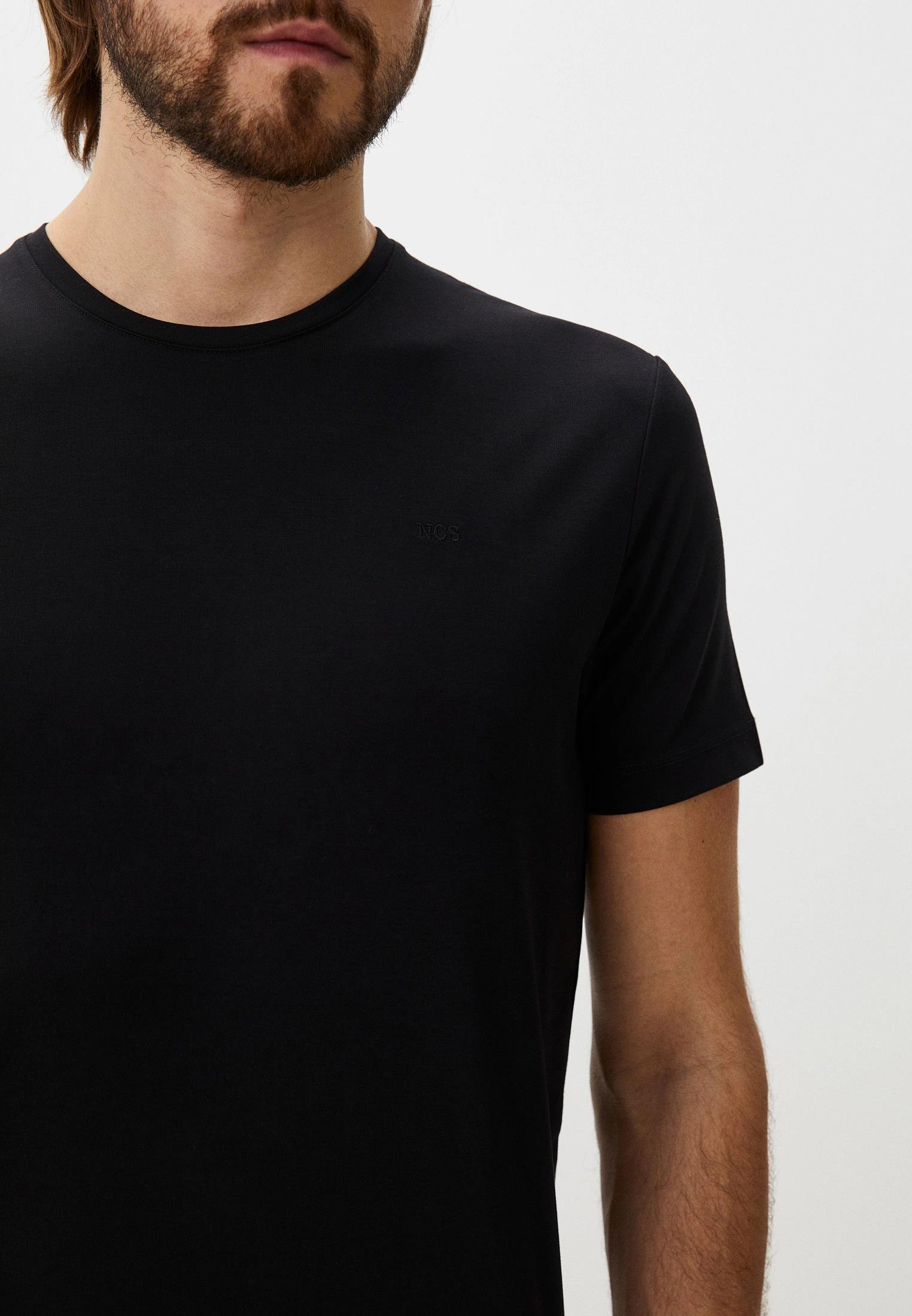 NCS JEANSErkek Tişört Bisiklet Yaka Siyah Slim Fit T-shirt NCS JEANS 12661266