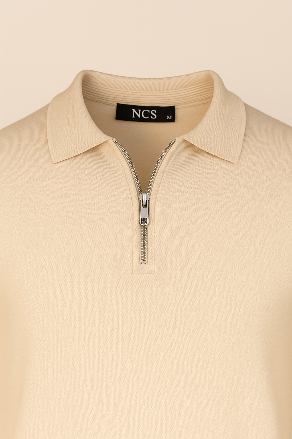 NCS JEANS Erkek Triko Polo Yaka Bej 3773