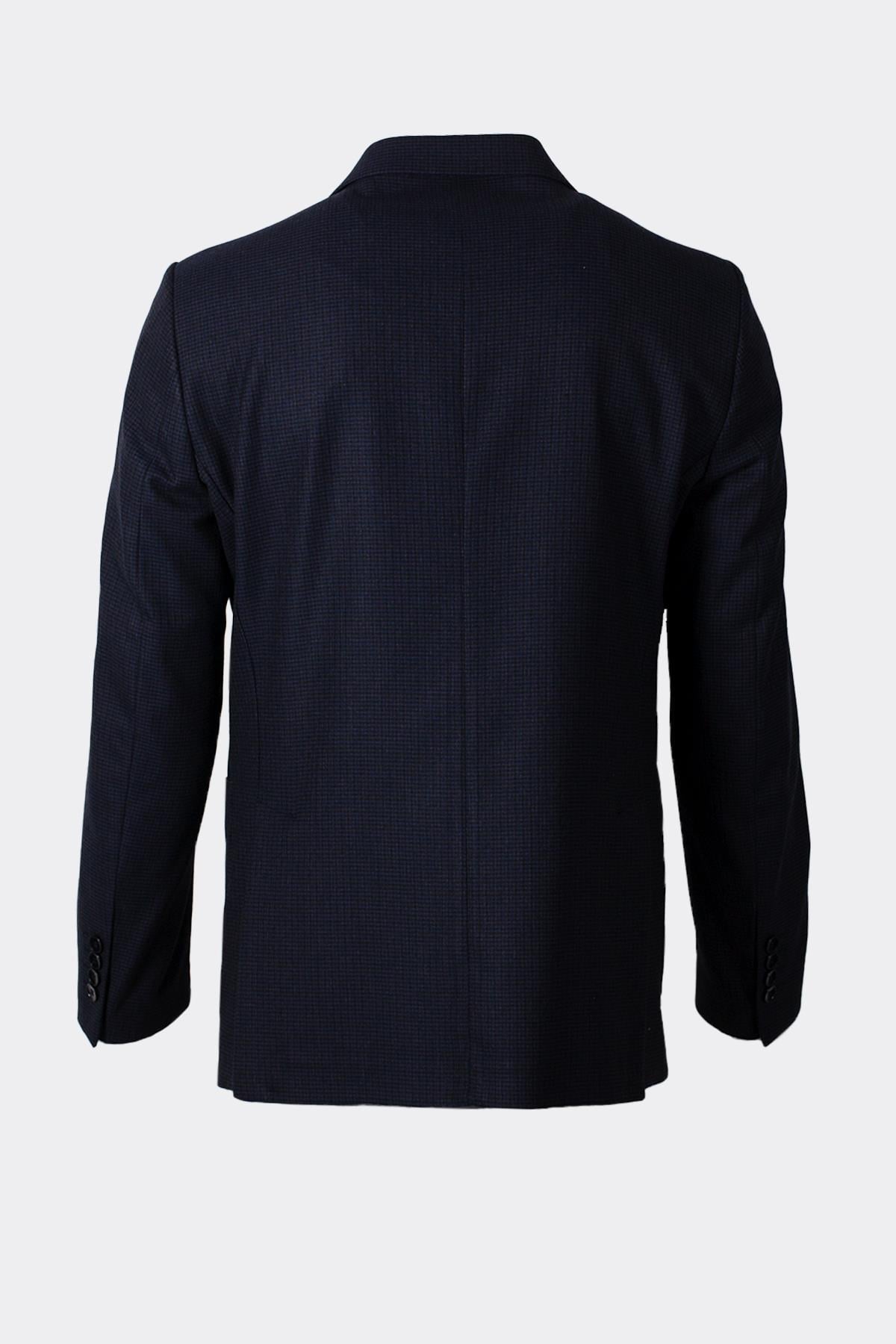 NCS JEANSSlim Fit Dar Kesim Mono Yaka Casual Lacivert Ceket 40124012