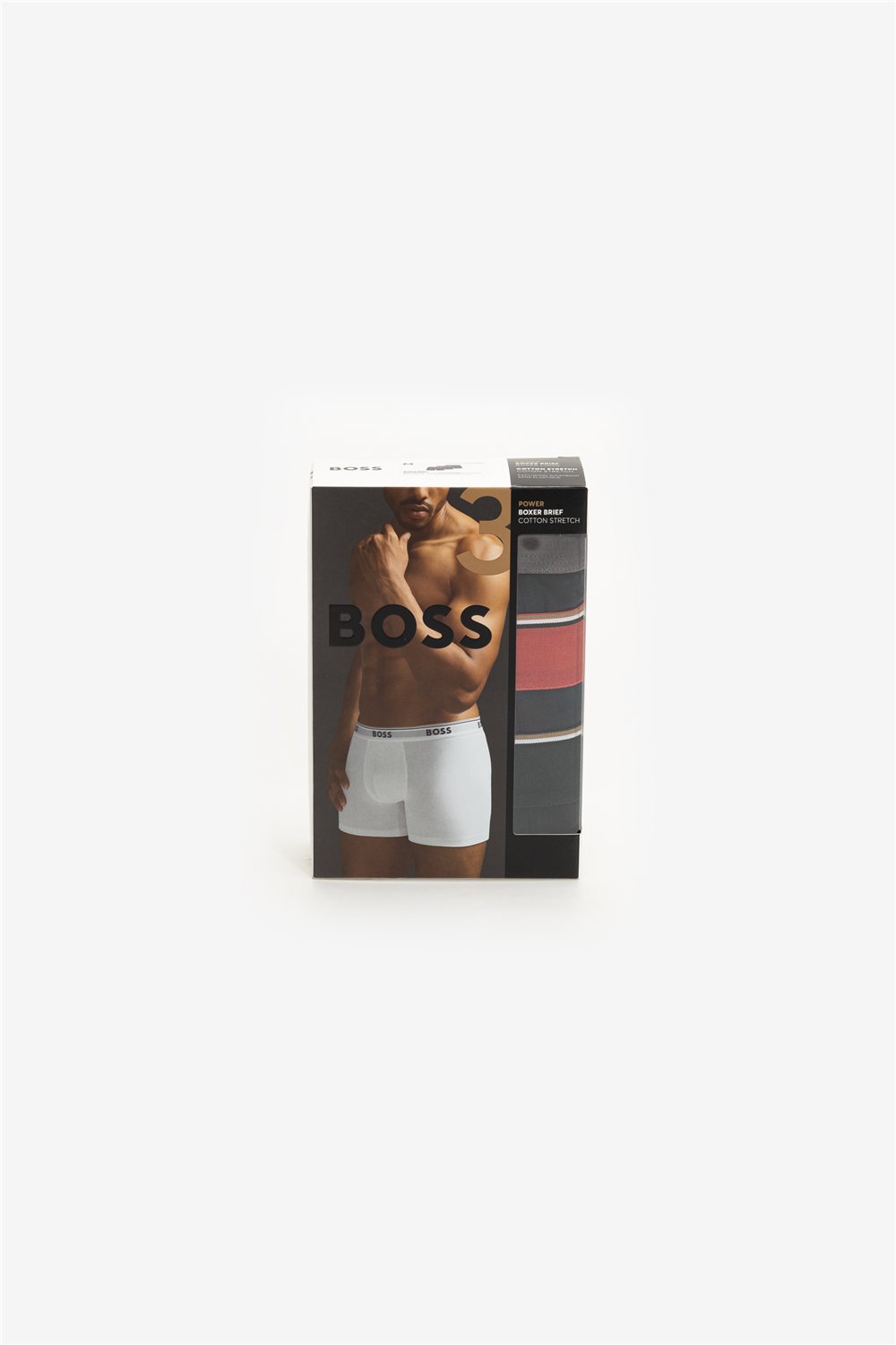 Boss BoxerBr 3P Power Erkek 3lü Boxer Mavi