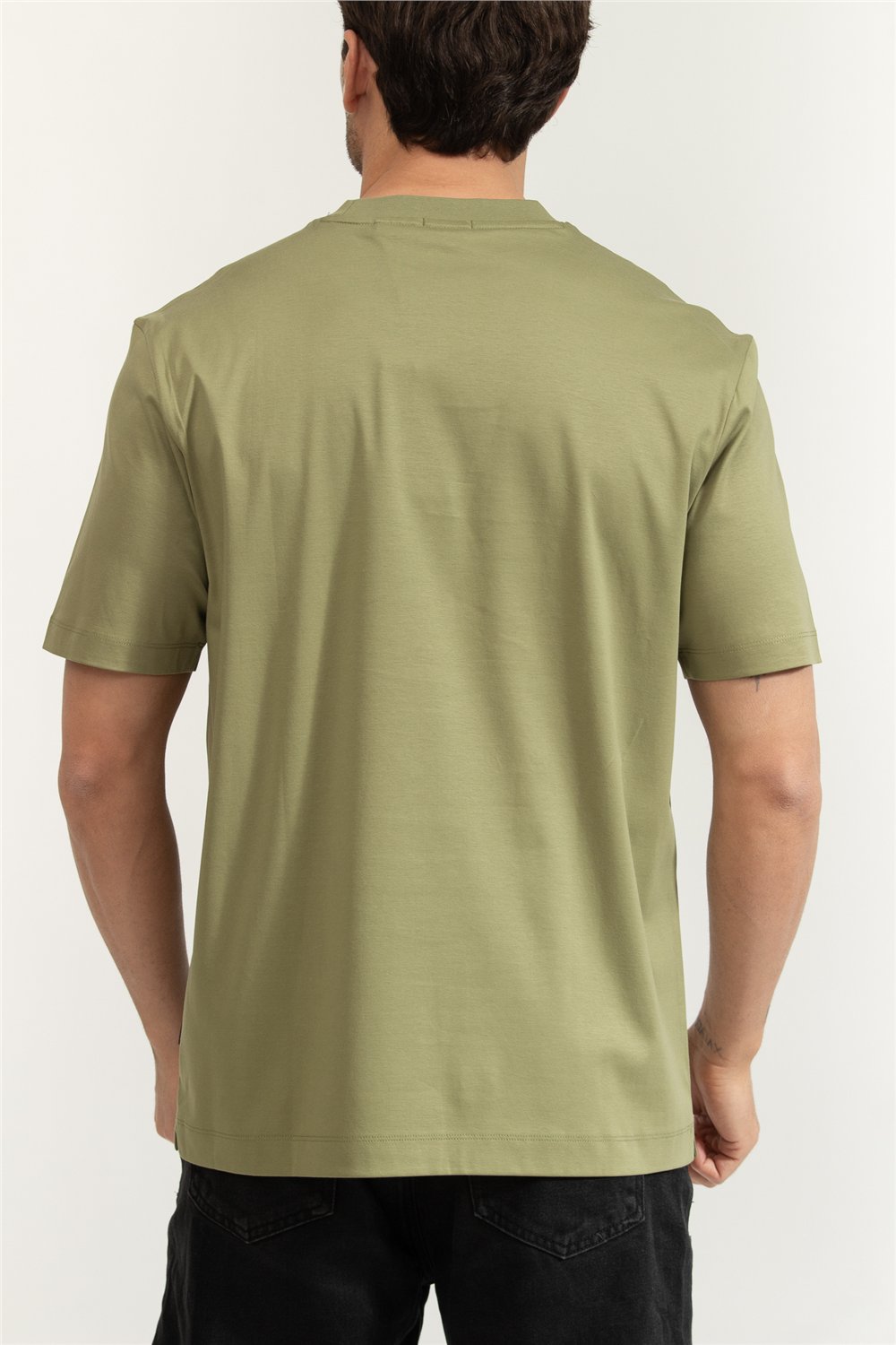 Boss C-Taut 01 Erkek Bisiklet Yaka T-Shirt Yeşil