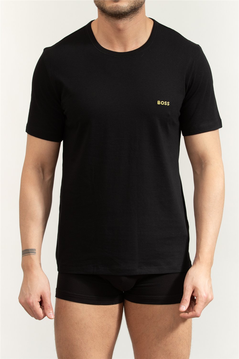 Boss Erkek Bisiklet Yaka T-Shirt Çok Renkli