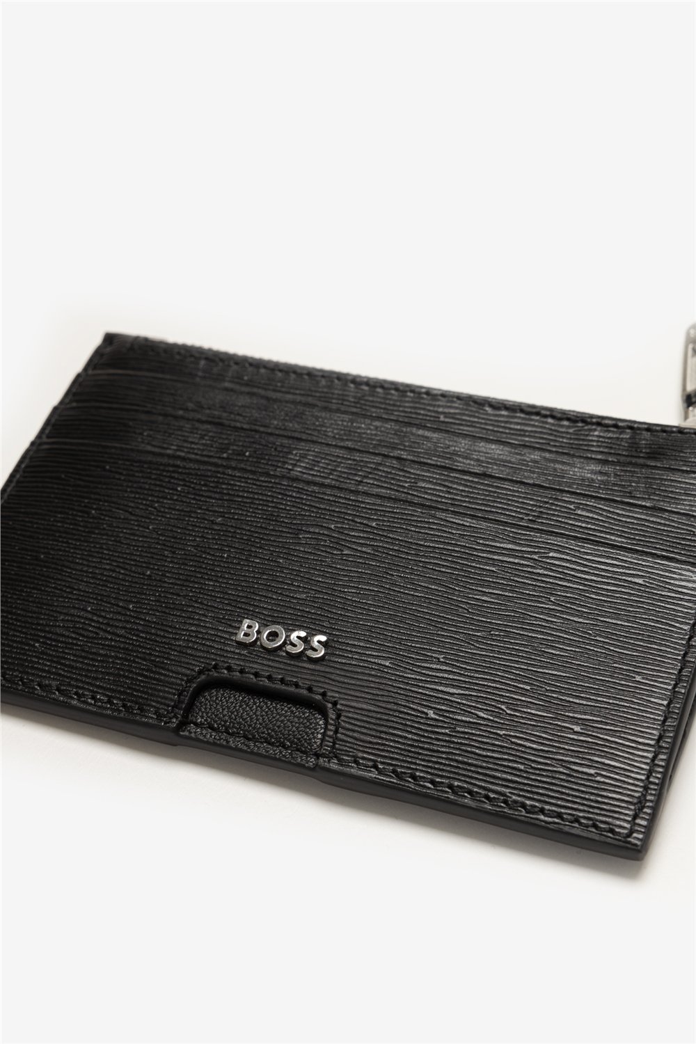 BOSS Luminary_6cc Zip Erkek Kartlık Siyah
