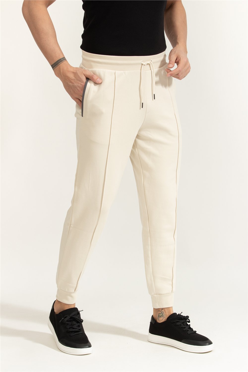 BOSS Sense Pants Erkek Eşofman Altı Beyaz