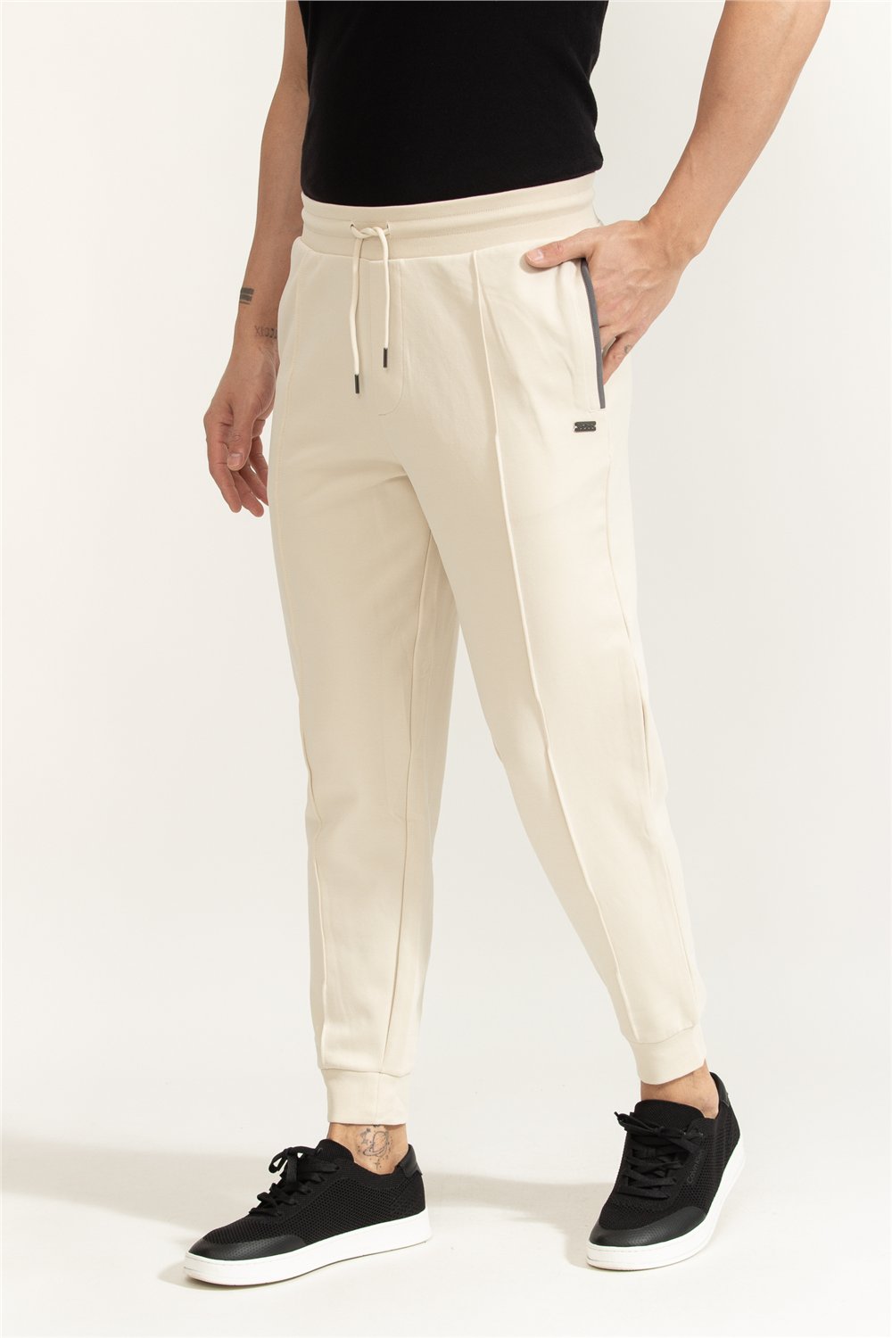 BOSS Sense Pants Erkek Eşofman Altı Beyaz