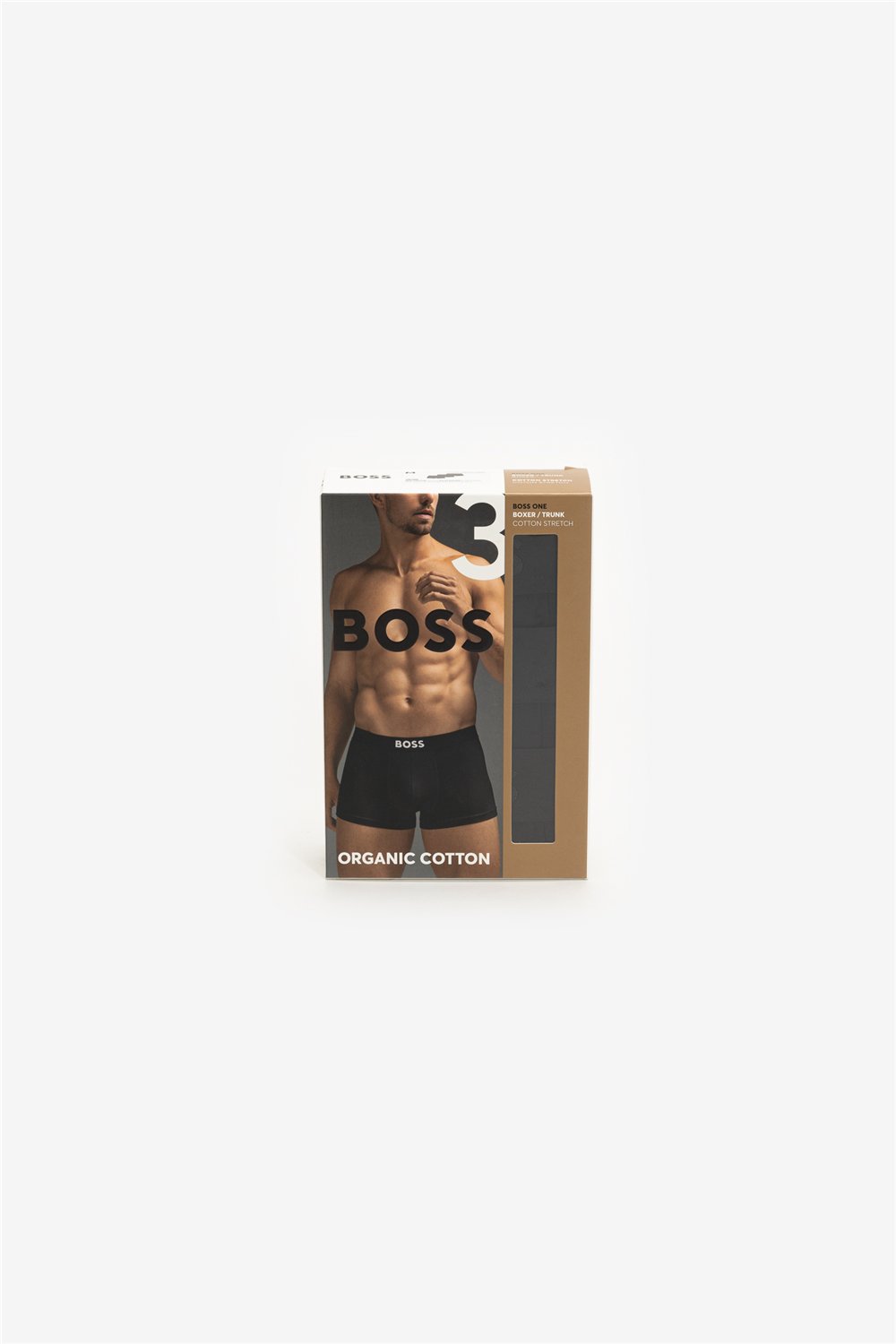 Boss Trunk 3P BOSS ONE Erkek 3lü Boxer Siyah