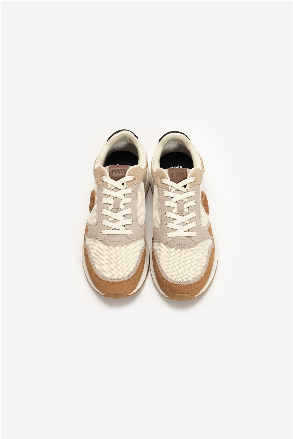 BOSS Vinston Runn Sdmebb Erkek Sneaker Bej