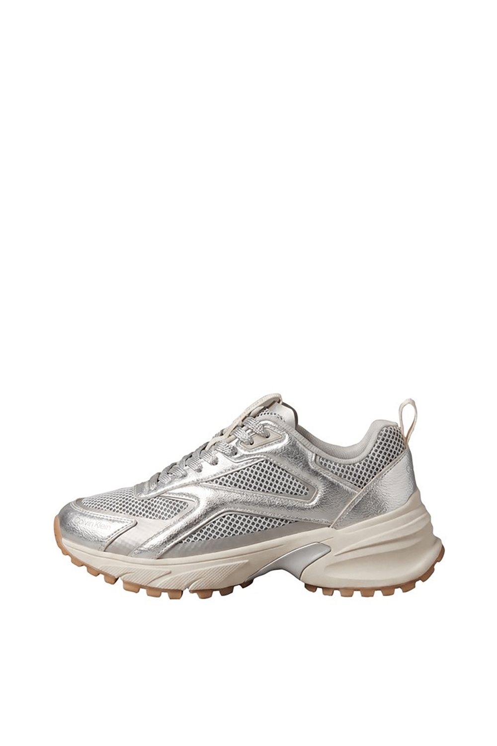 Calvin Klein Hike Runn Ck Stripe Mesh-Lth Met Kadın Sneaker Gri