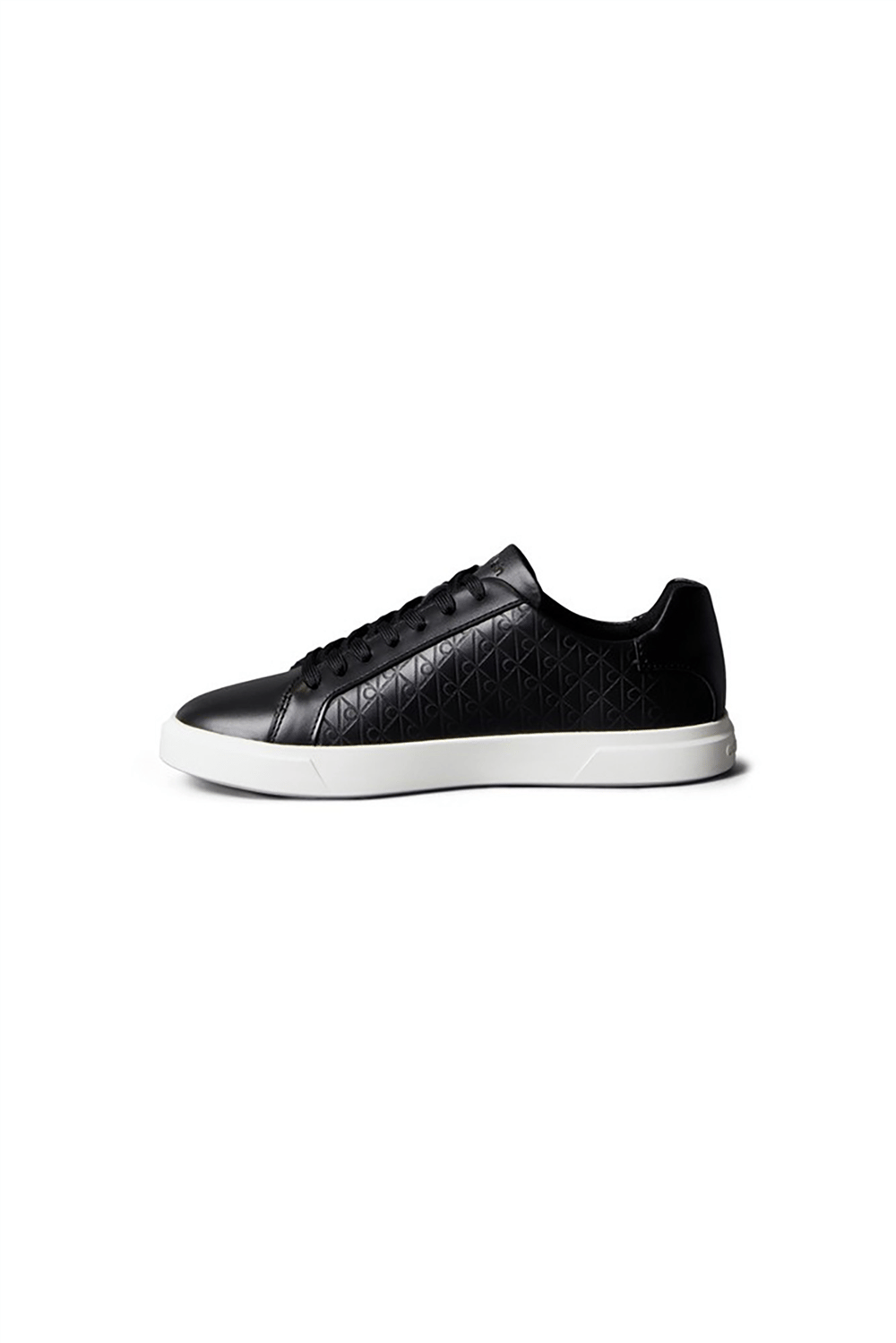 Calvin Klein Low Pro Cups Laceup Lth Aop Kadın Sneaker Siyah