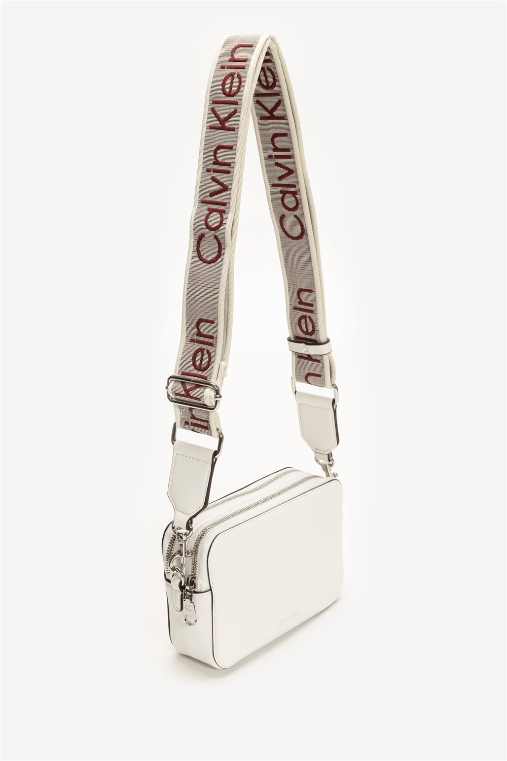 Calvin Klein Webbing Double Strap Camera Bag Kadın Mini Omuz Çantası Çok Renkli