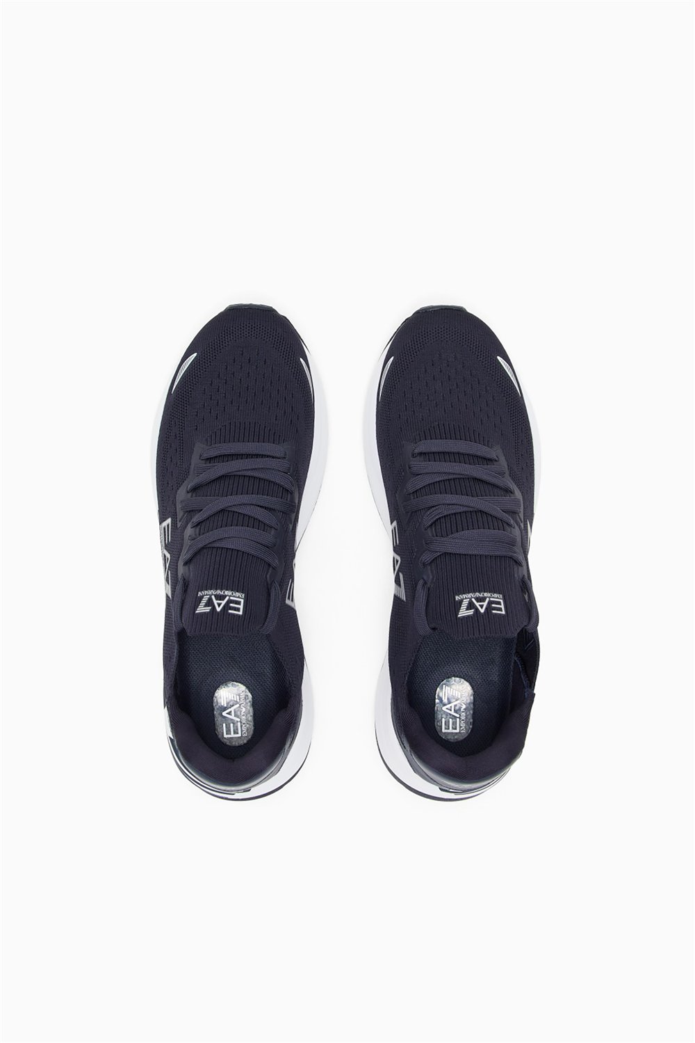 EA7 Black And White 10Th Anniversary Sneakers