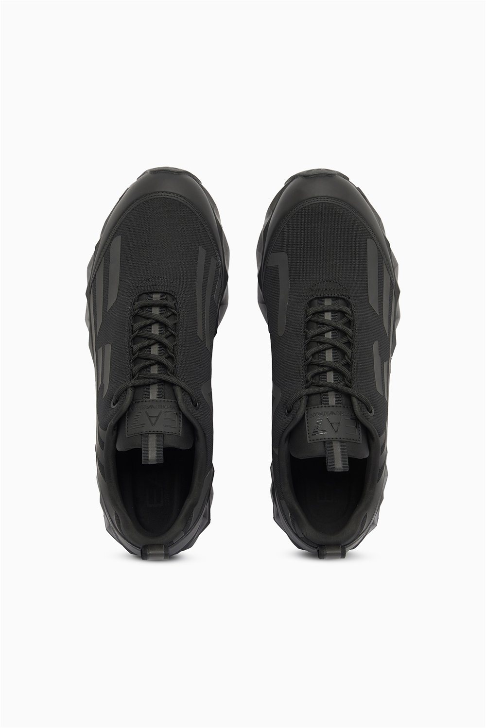 EA7 Black And White 10Th Anniversary Sneakers