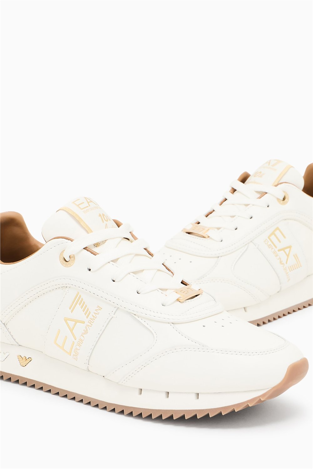 EA7 Black And White 10Th Anniversary Sneakers