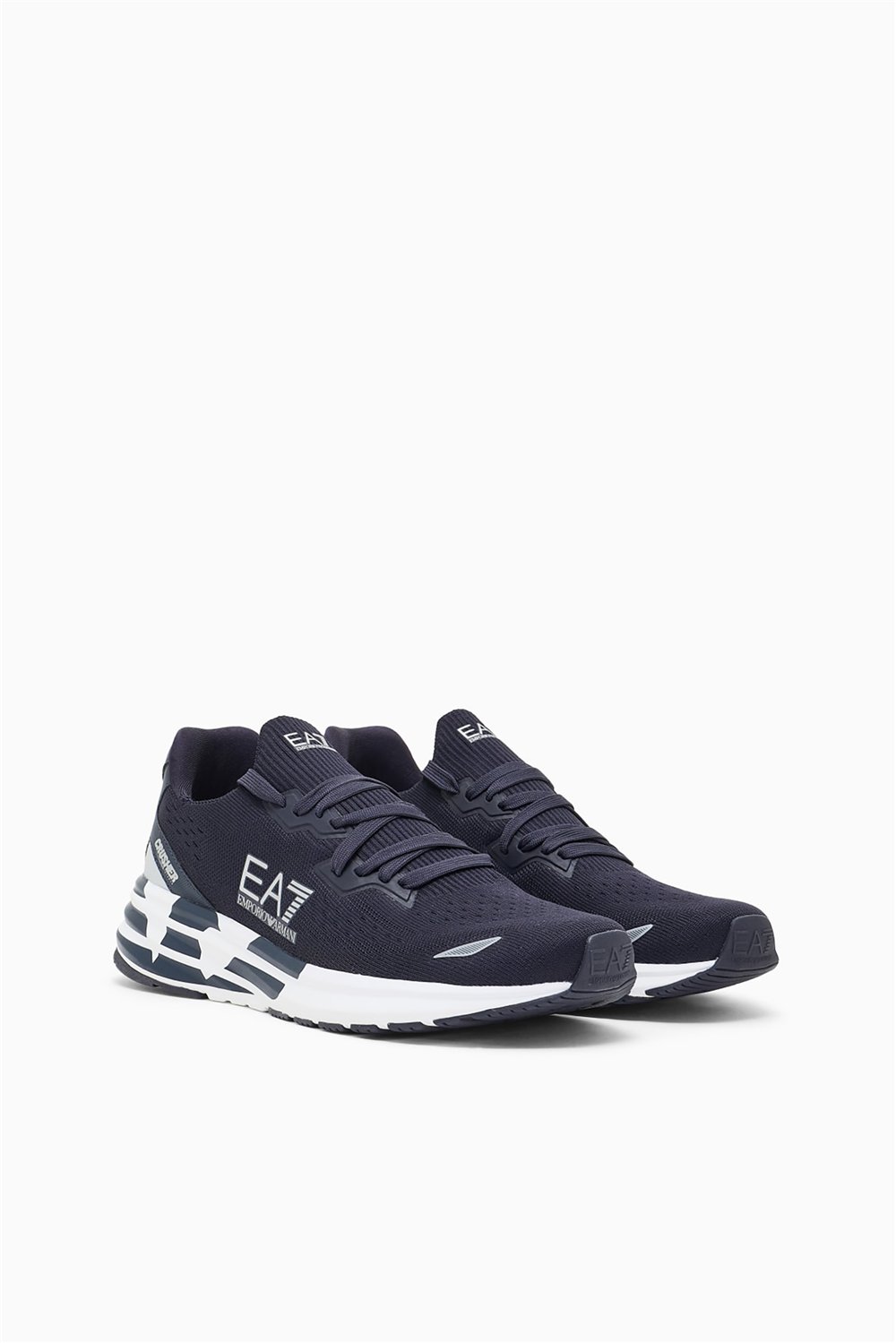 EA7 Black And White 10Th Anniversary Sneakers