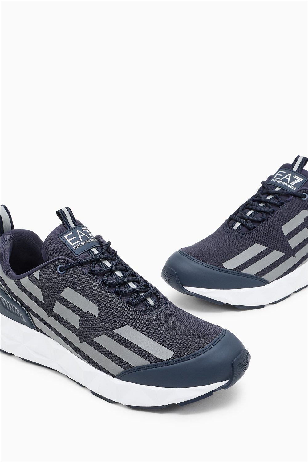 EA7 Black And White 10Th Anniversary Sneakers