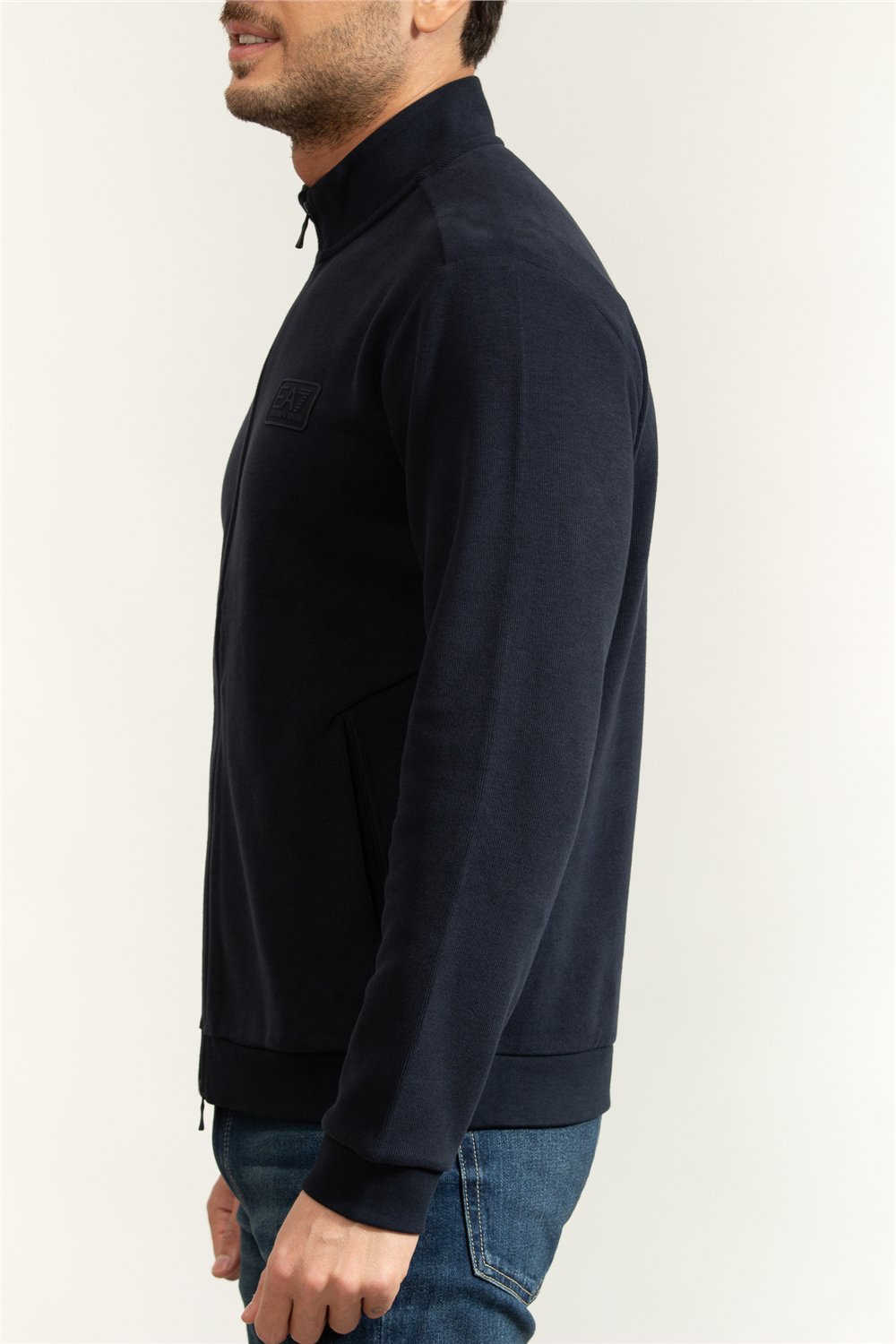 EA7 Erkek Fermuarlı Sweatshirt