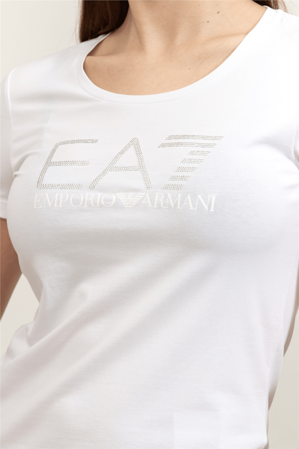EA7 Kadın T-Shirt Beyaz