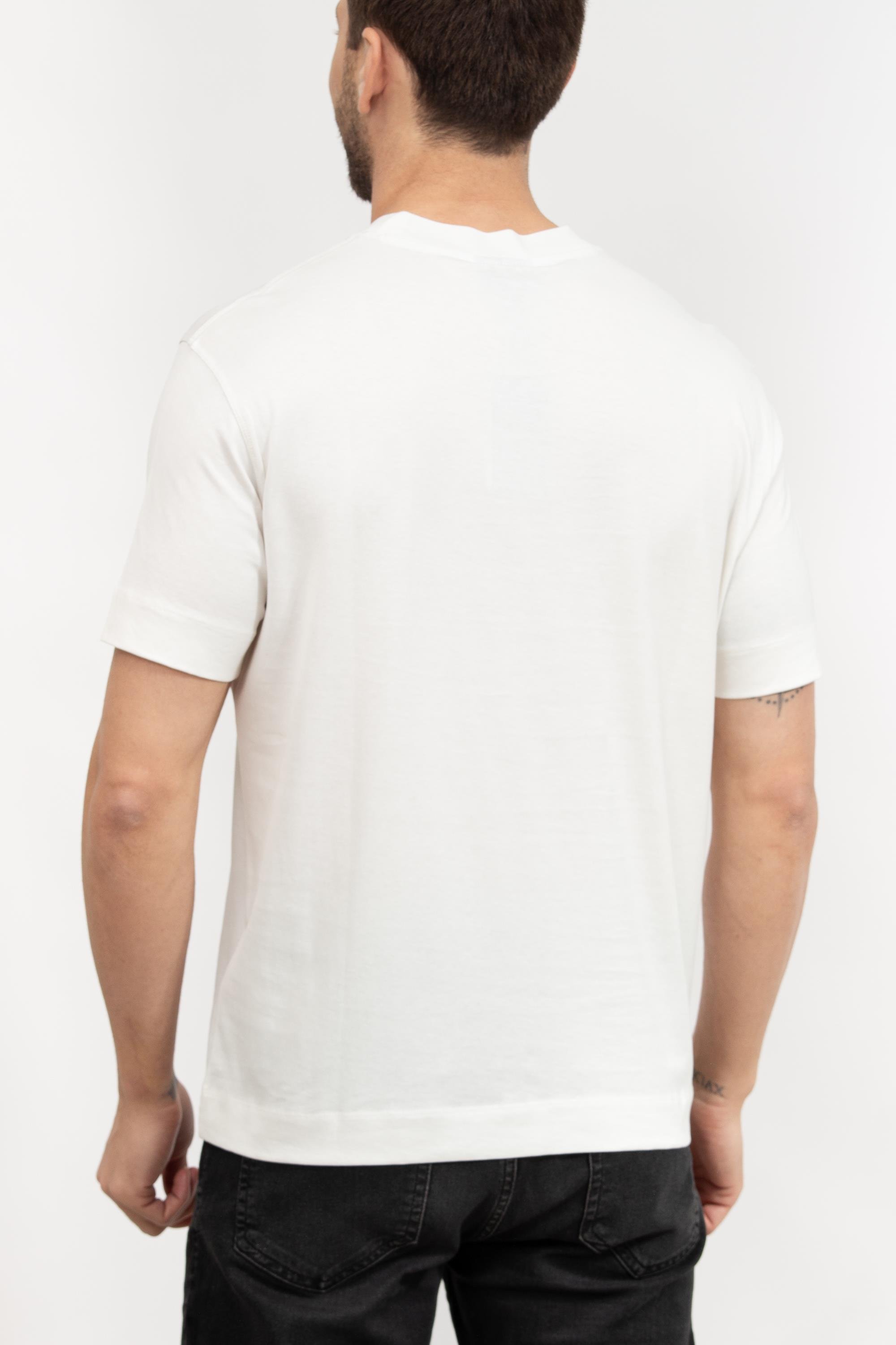 Emporio Armani Erkek Bisiklet Yaka T-Shirt Beyaz