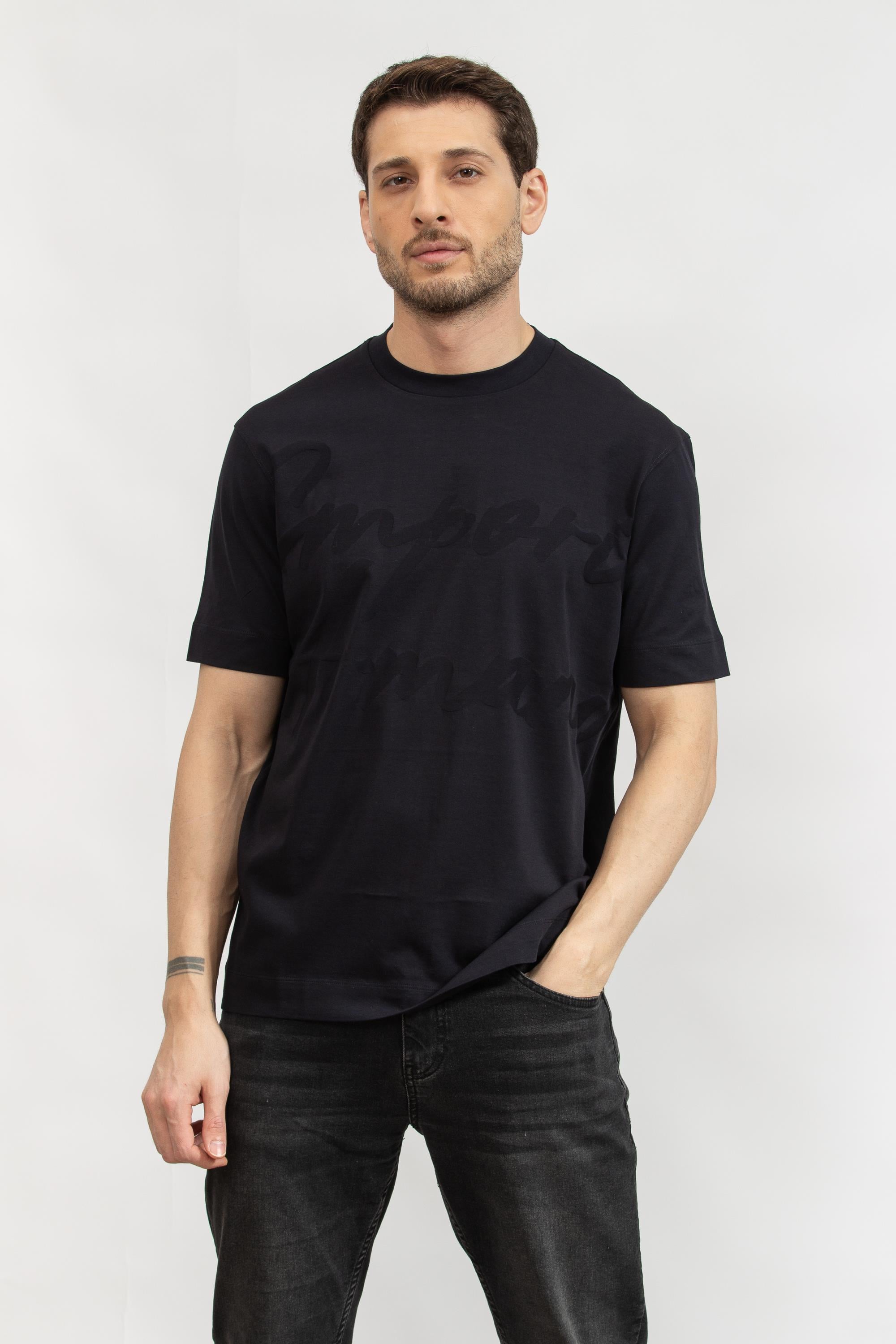 Emporio Armani Erkek Bisiklet Yaka T-Shirt Çok Renkli