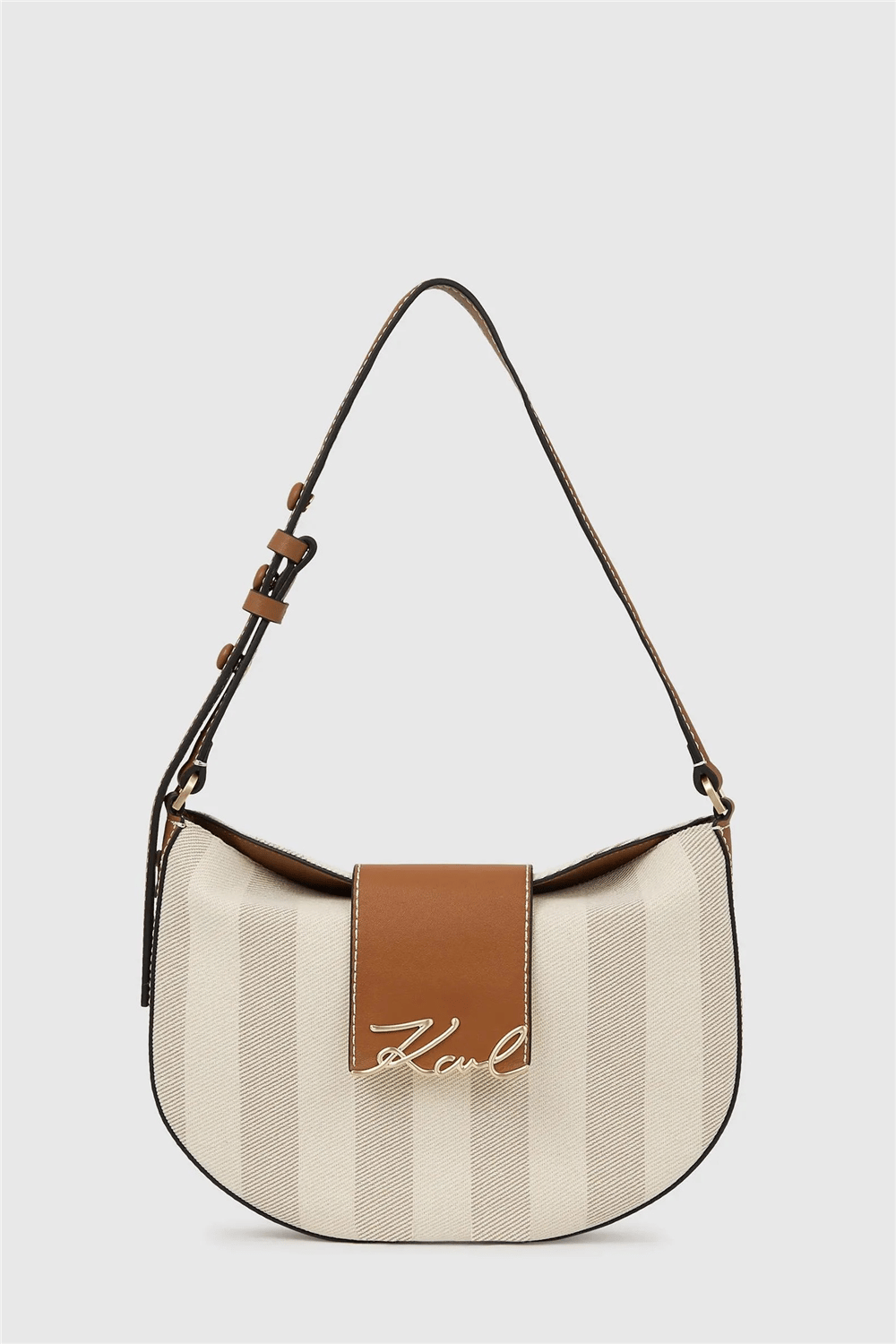 Karl Lagerfeld K/Signature Flap Shb Herr Cnv Kadın Omuz Çantası