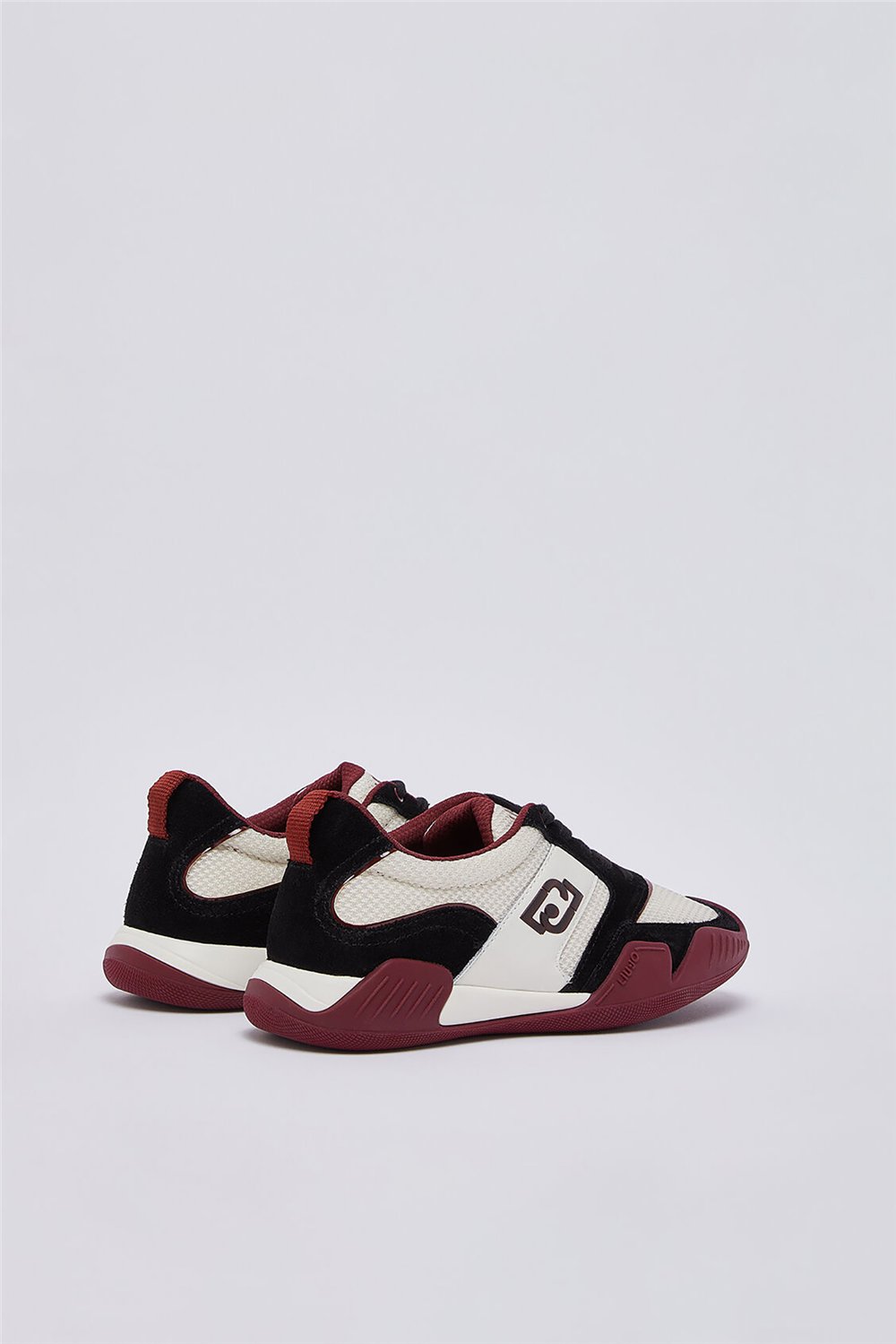 Liu Jo Blossom 02 - Sneaker Cow Suede/Mesh/Calf Milk/Black Kadın Sneaker