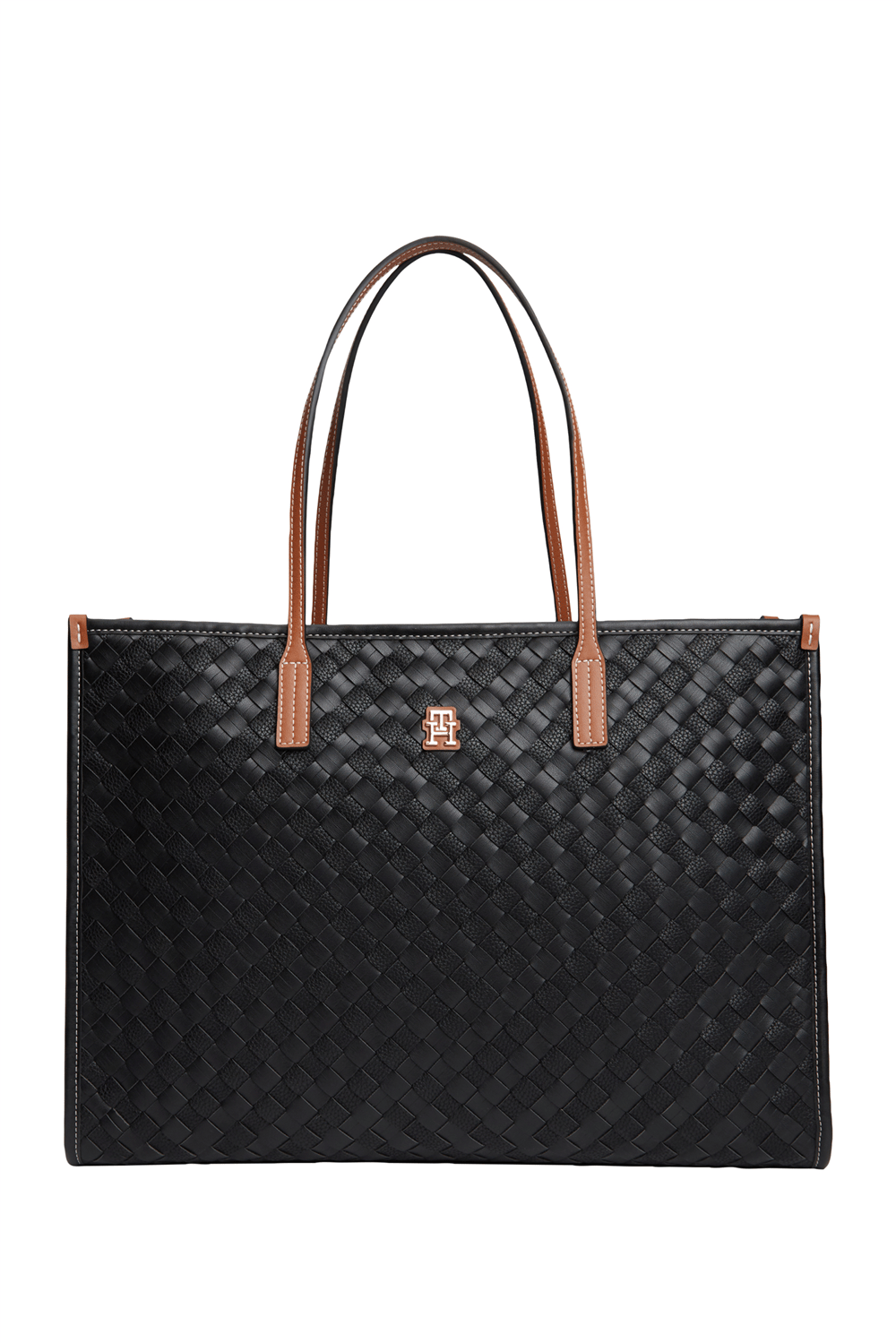 Tommy Hilfiger Th City Tote Kadın Mini Omuz Çantası Siyah