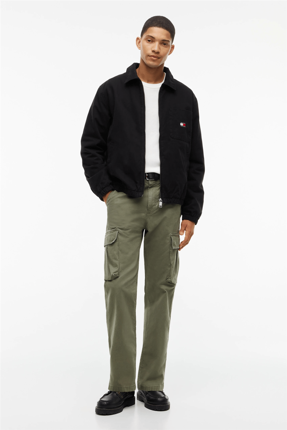 Tommy Hilfiger Tjm Harrington Cotton Jacket Ext Erkek Mont Siyah