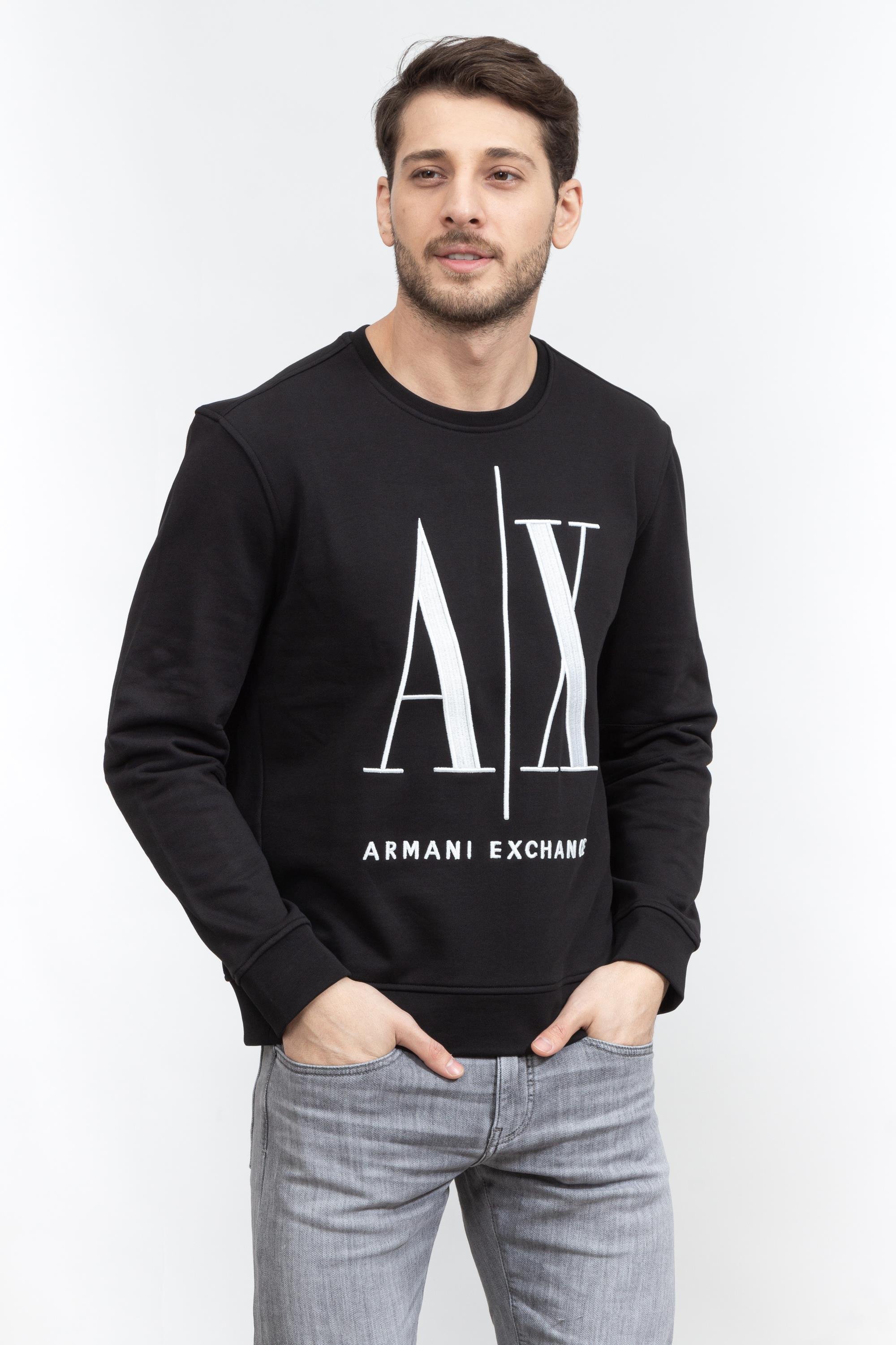 Armani Exchange Erkek Bisiklet Yaka Sweatshirt